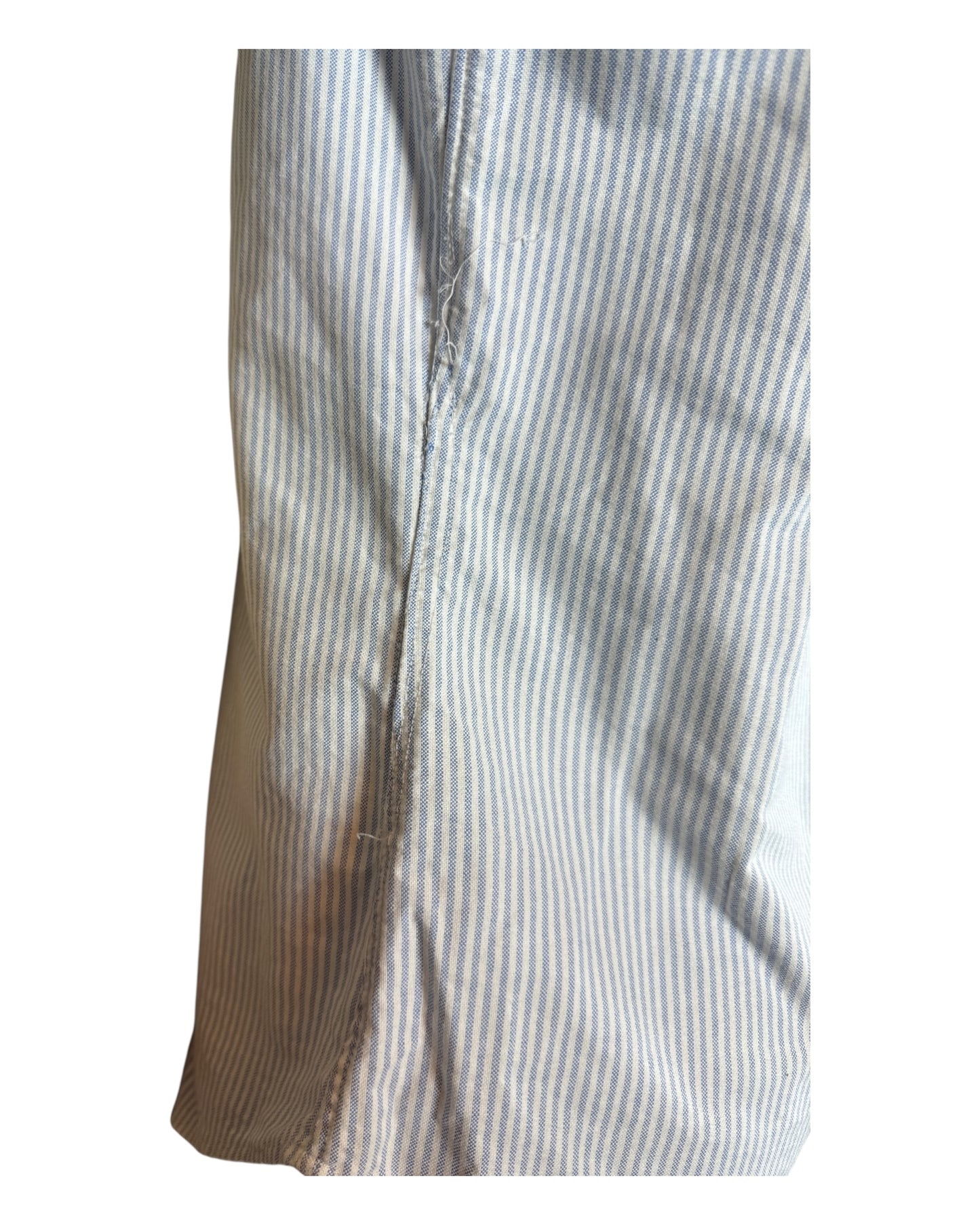 Polo Ralph Lauren Oxford Bluse hellblau weiß gestreift Größe L