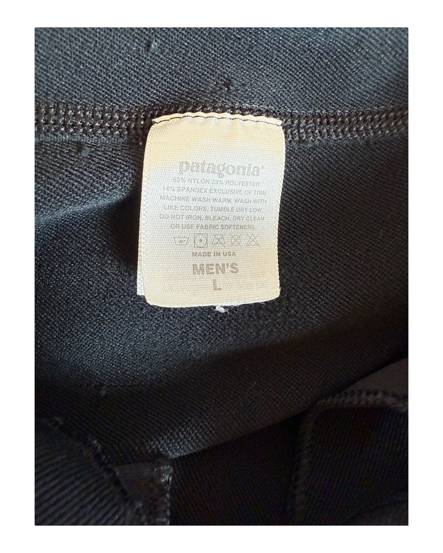 Patagonia Fleece Jacke schwarz Größe L