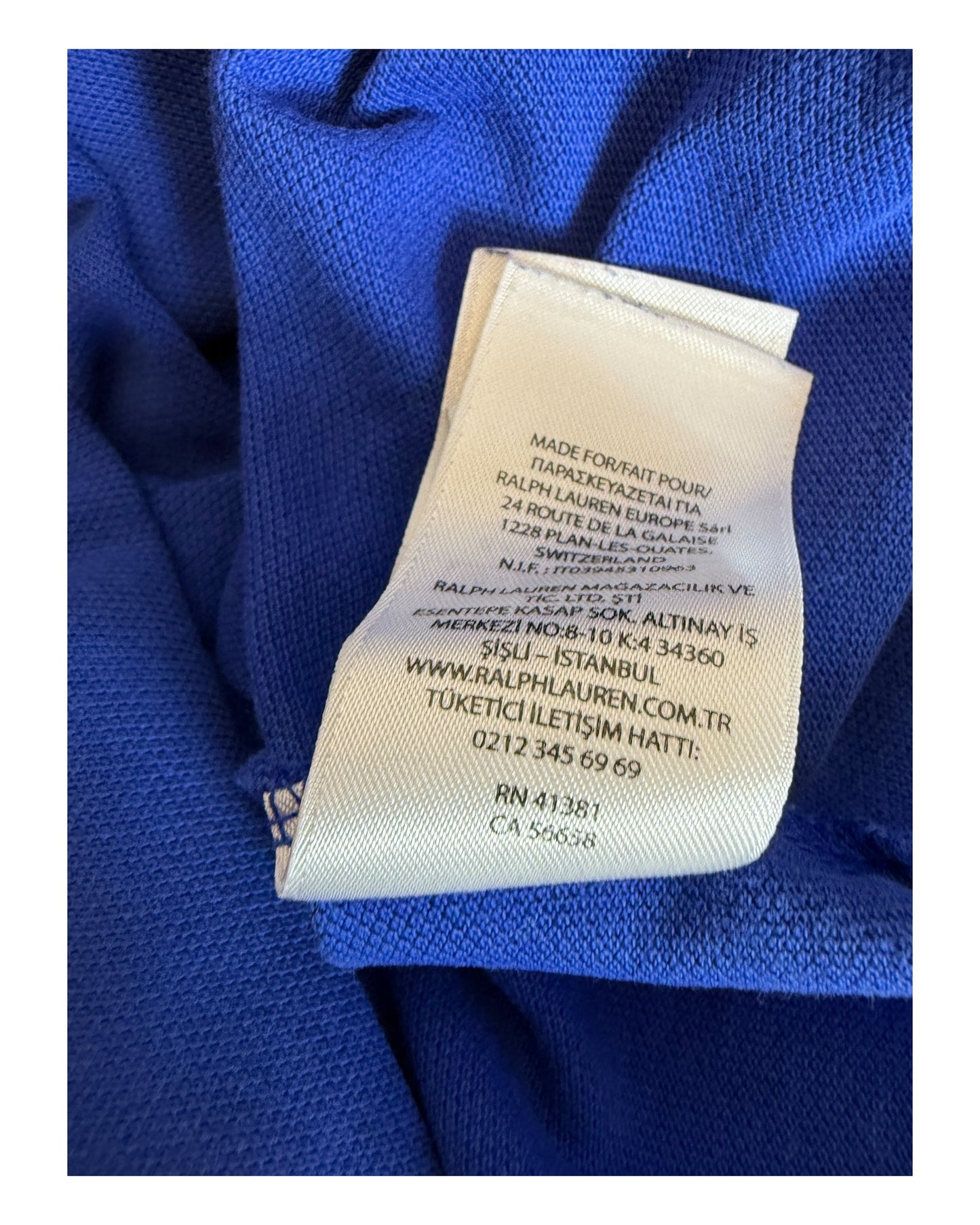 Polo Ralph Lauren Poloshirt royalblau Größe L