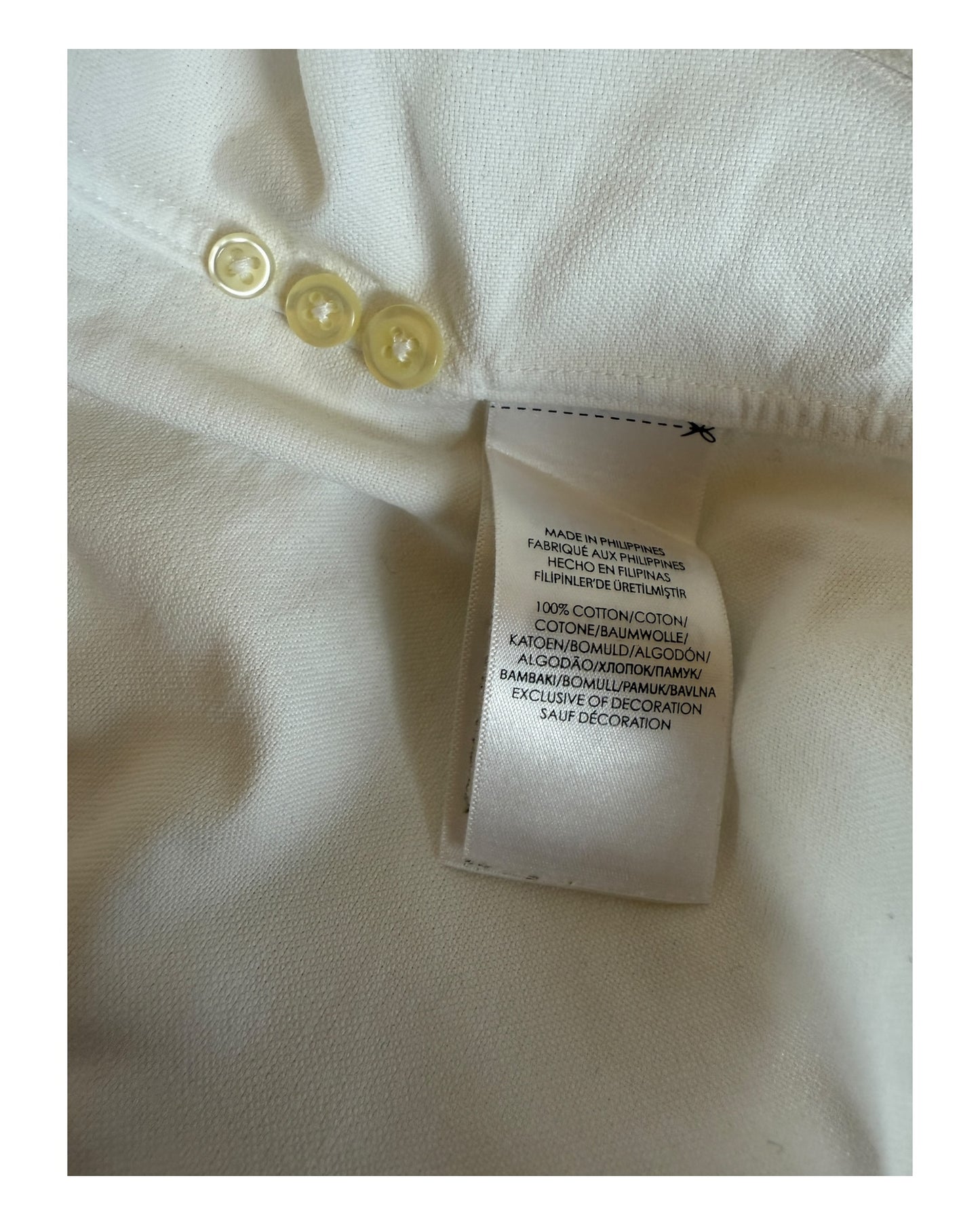 Polo Ralph Lauren Oxfordhemd weiß Größe L