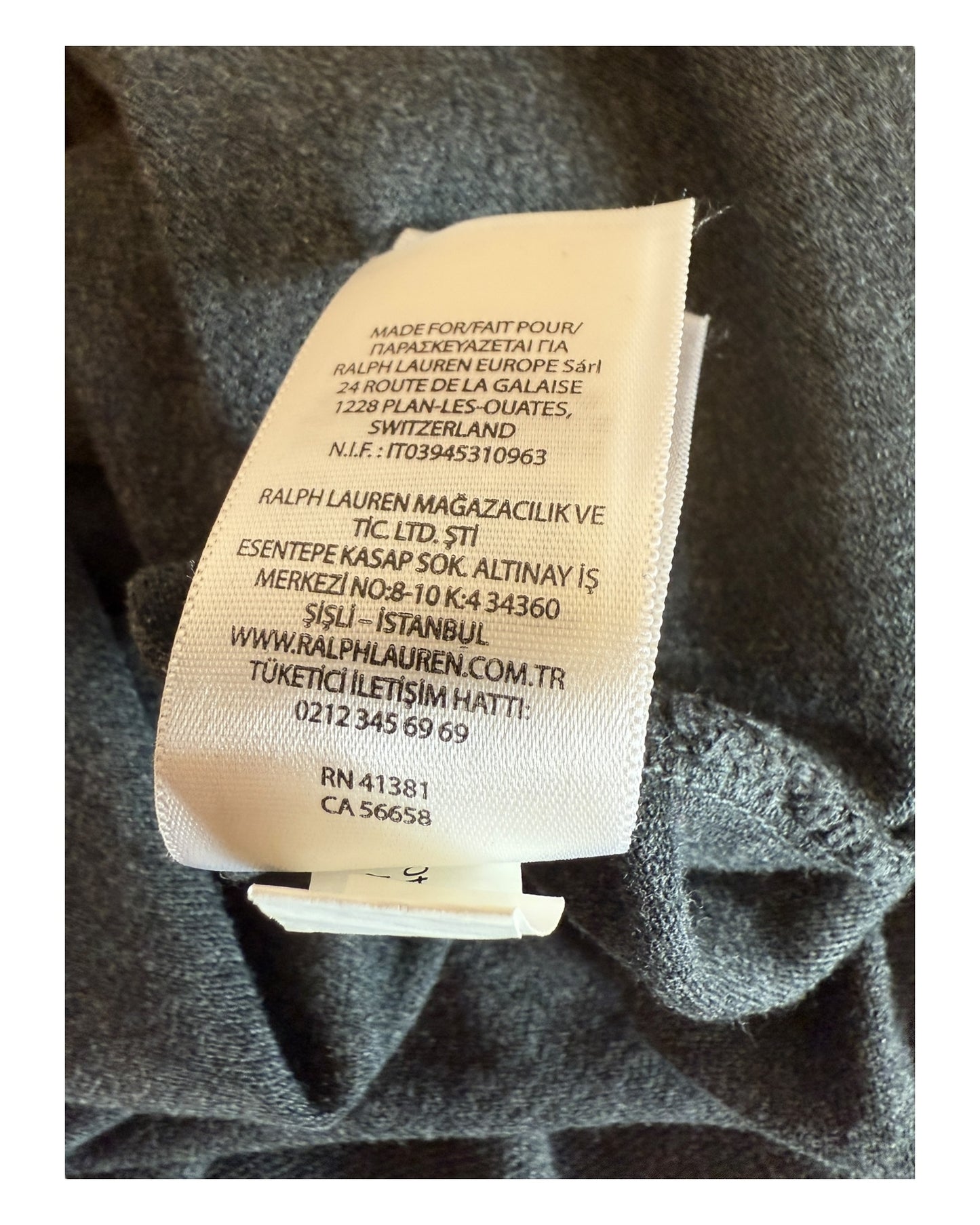 Polo Ralph Lauren Poloshirt grau Größe L