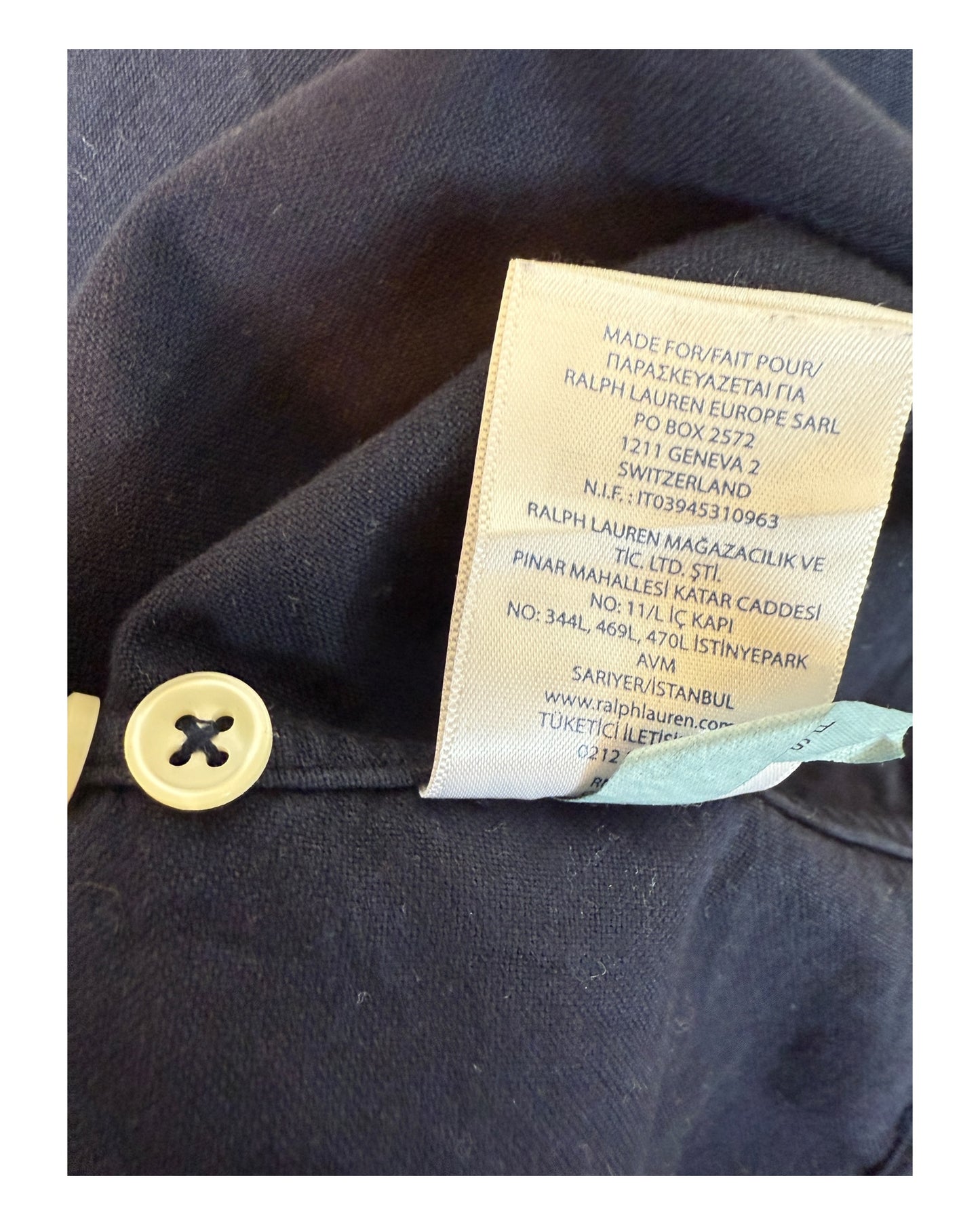 Polo Ralph Lauren Oxfordhemd schwarz Größe L