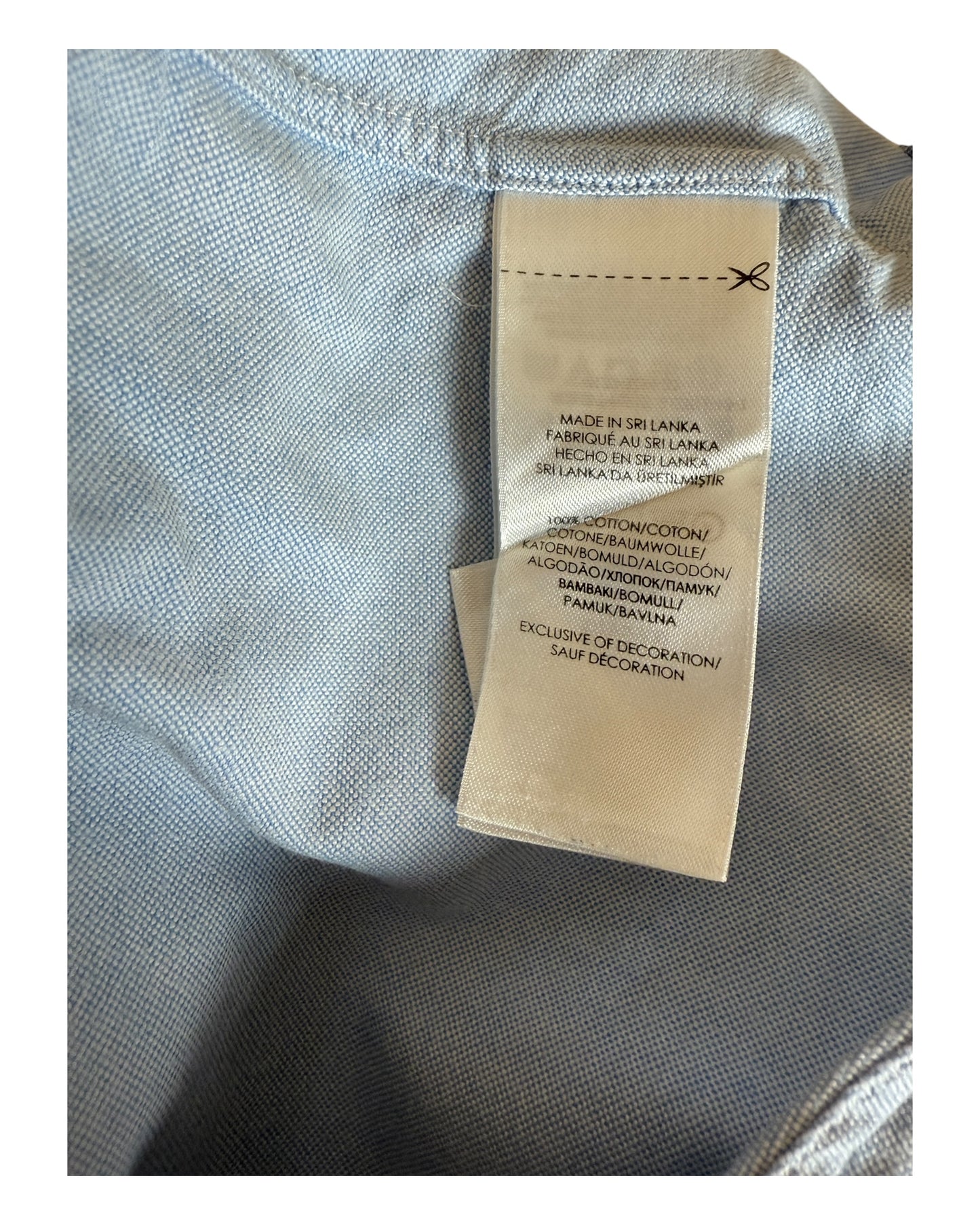 Polo Ralph Lauren Oxfordhemd hellblau Größe L