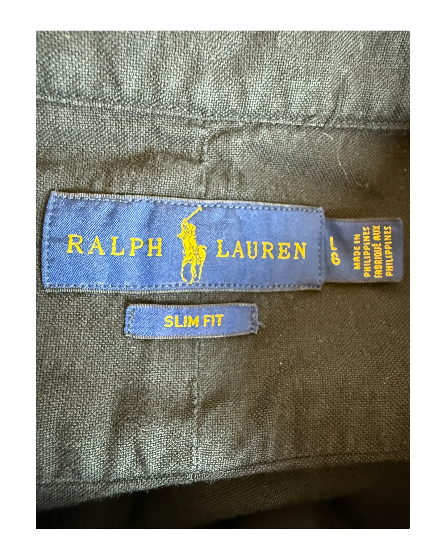 Polo Ralph Lauren Oxfordhemd schwarz Größe L