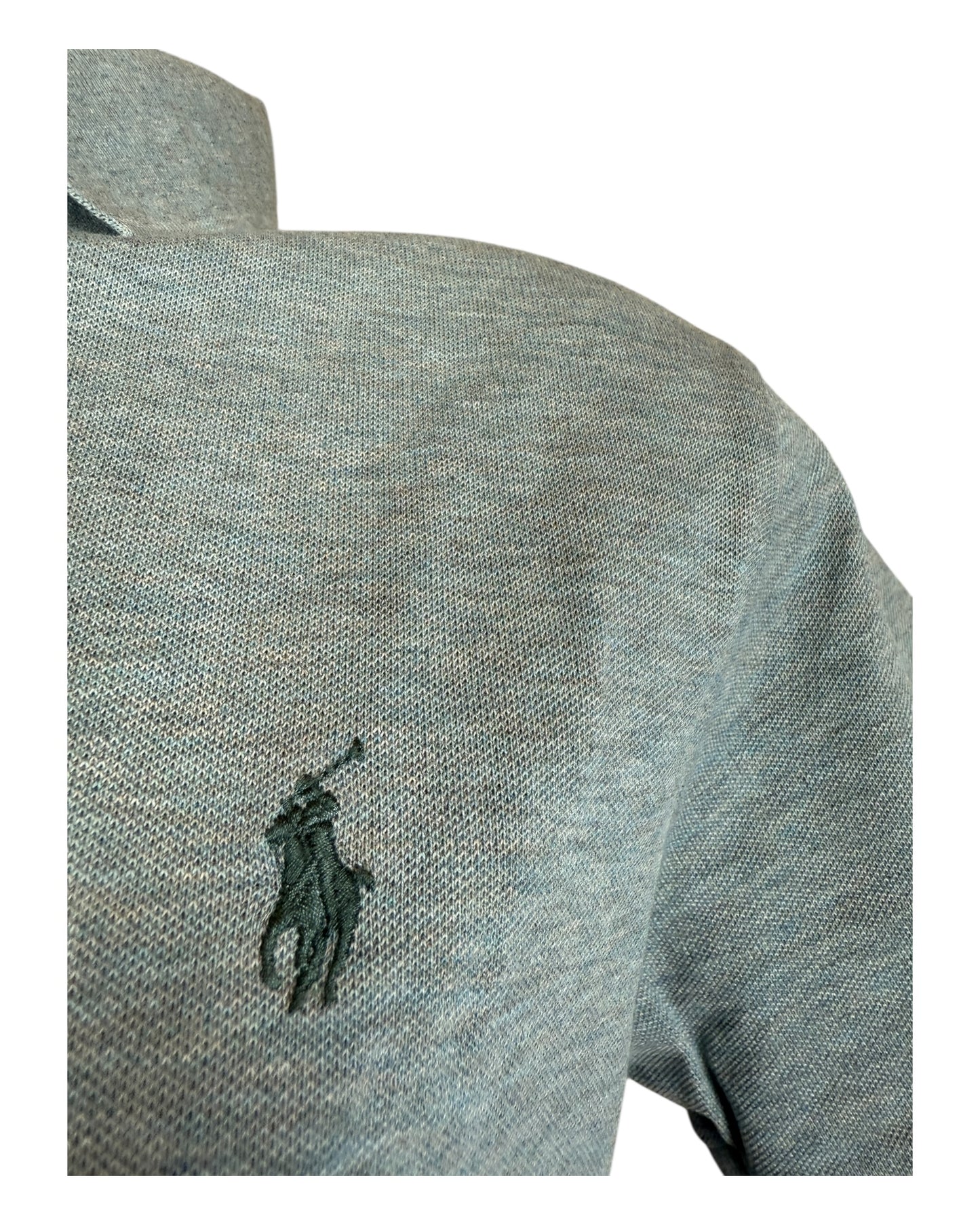 Polo Ralph Lauren Poloshirt hellblau meliert Größe M