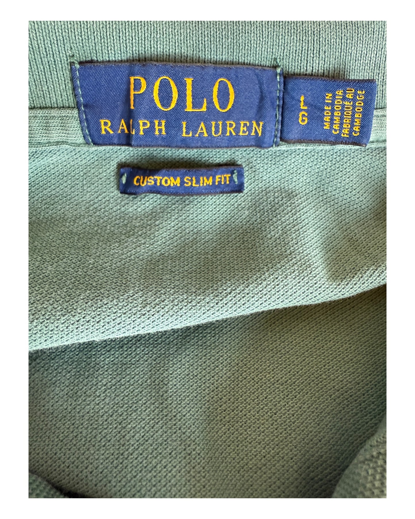 Polo Ralph Lauren Poloshirt grün Größe L