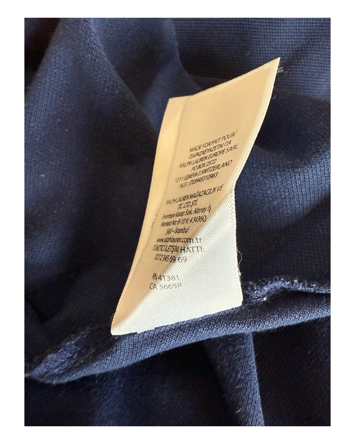 Polo Ralph Lauren Poloshirt marineblau Größe L