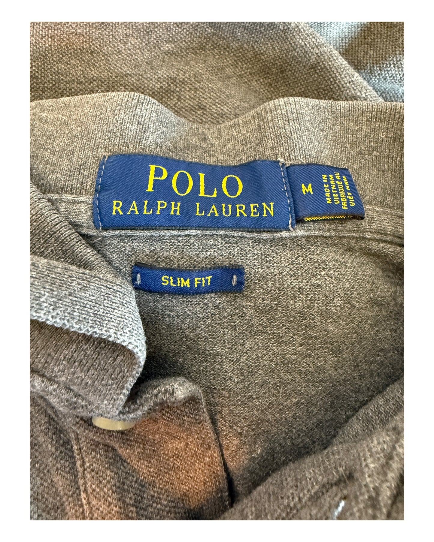 Polo Ralph Lauren Poloshirt grau Größe M