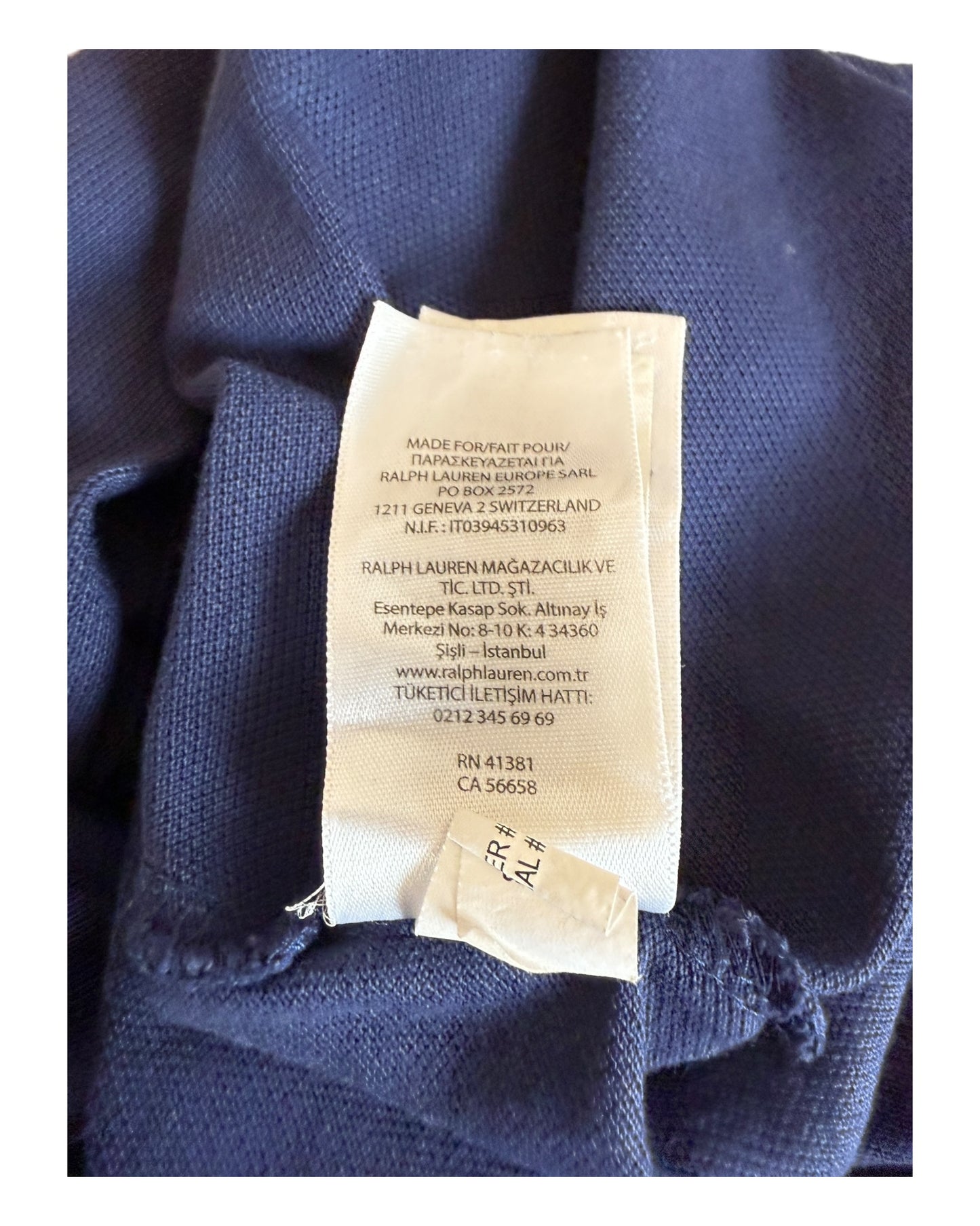 Polo Ralph Lauren Poloshirt marineblau Größe L