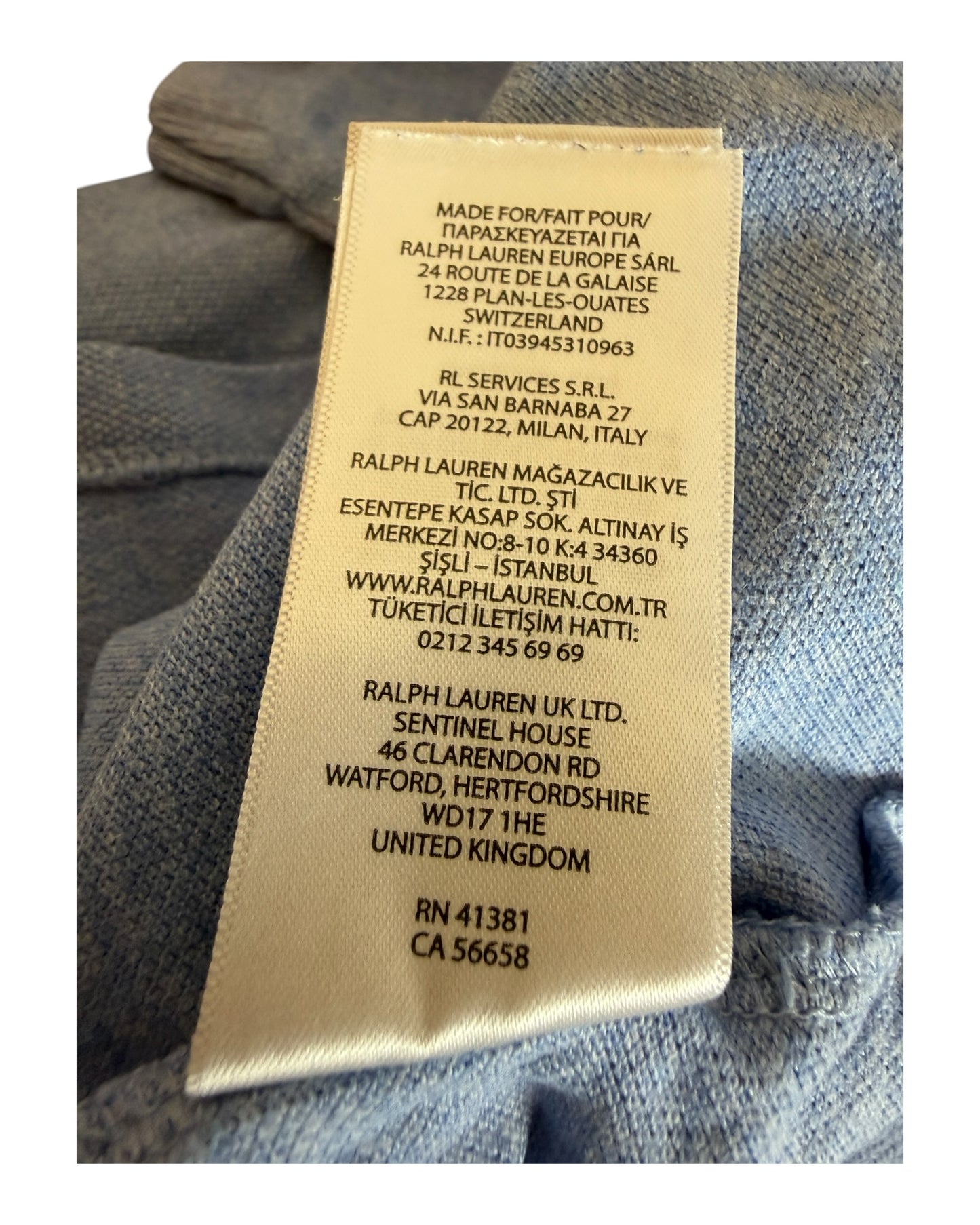 Polo Ralph Lauren Poloshirt hellblau Größe L