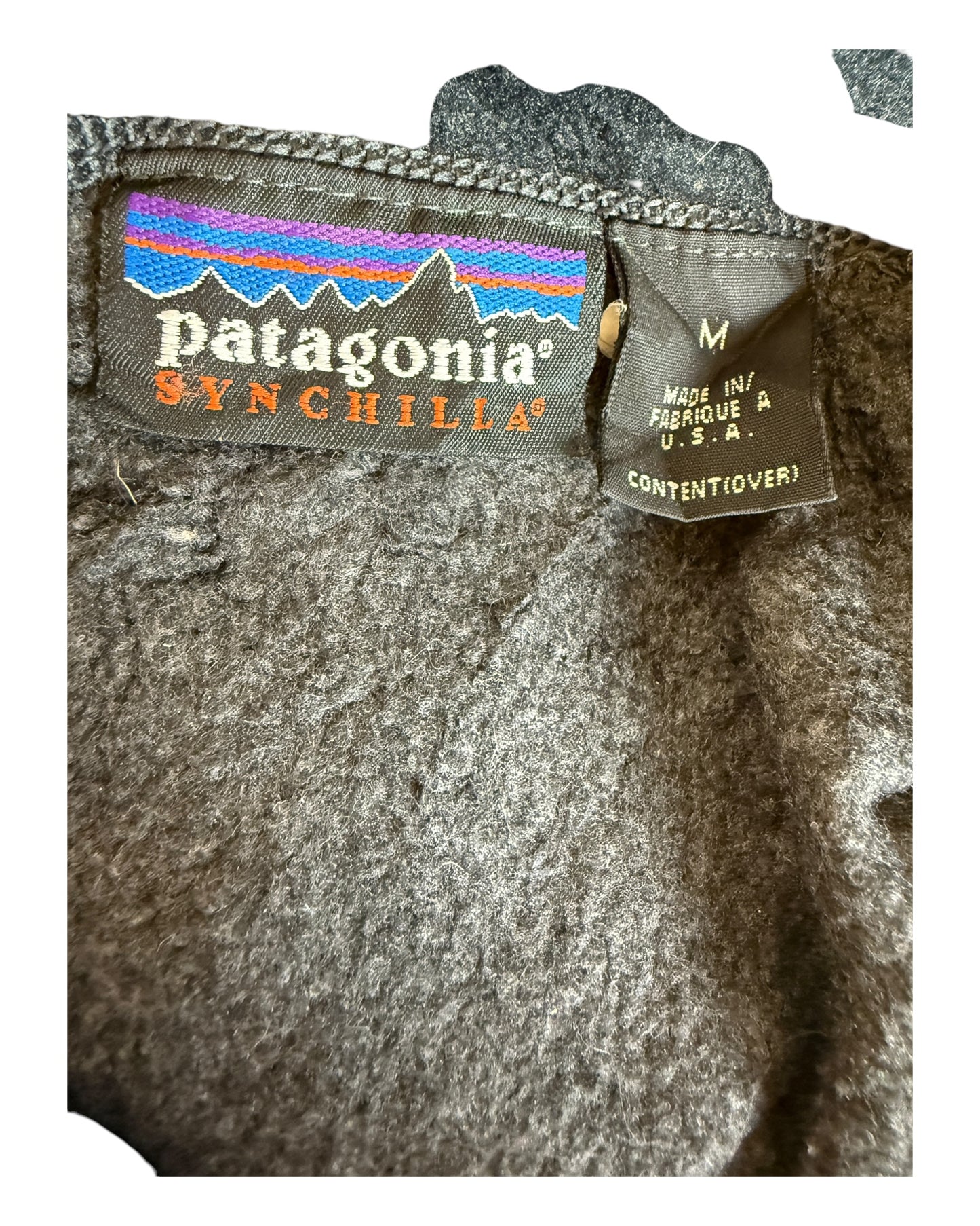 Patagonia Fleece Weste grau Größe M