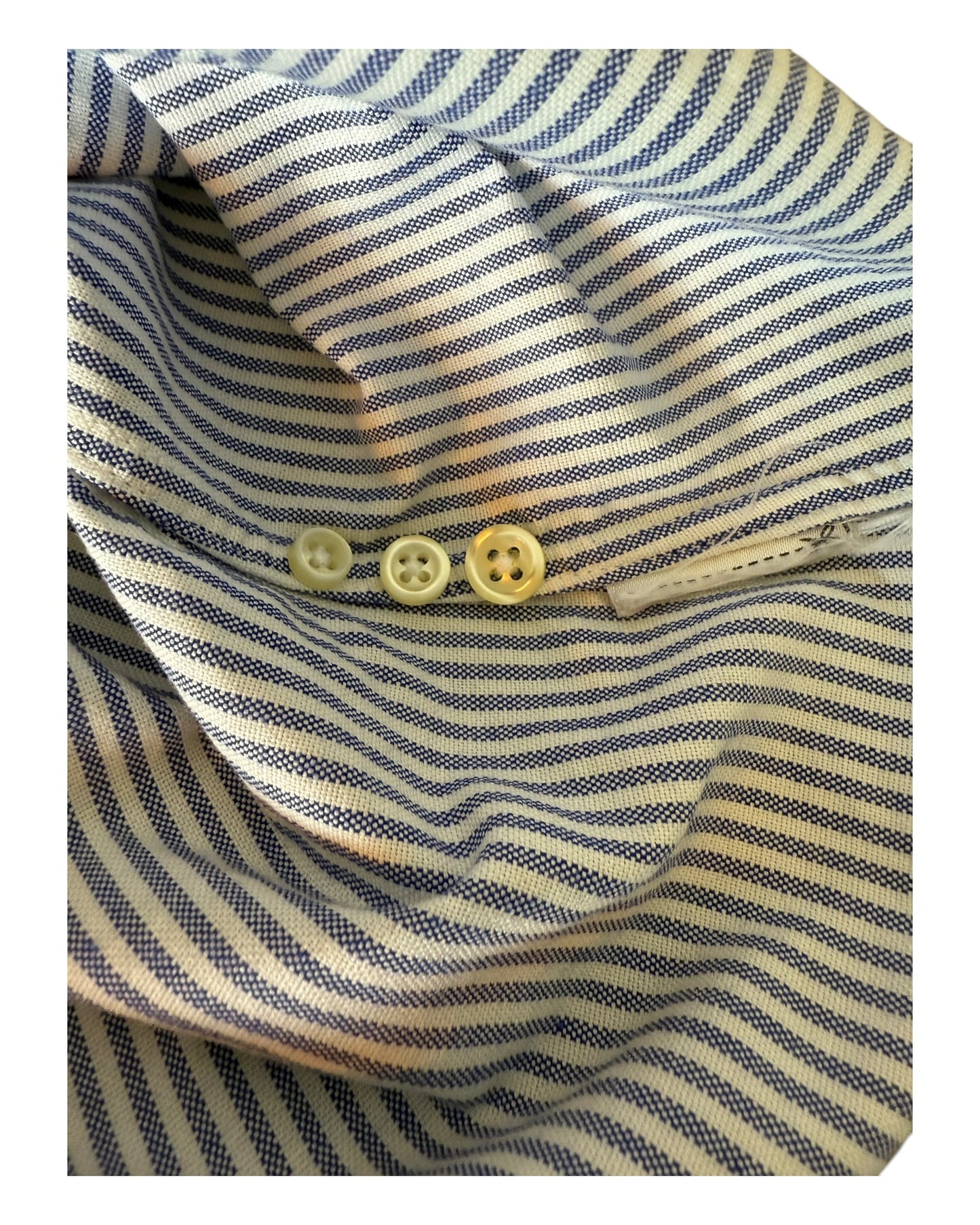 Polo Ralph Lauren Oxfordhemd blau weiß gestreift Größe M