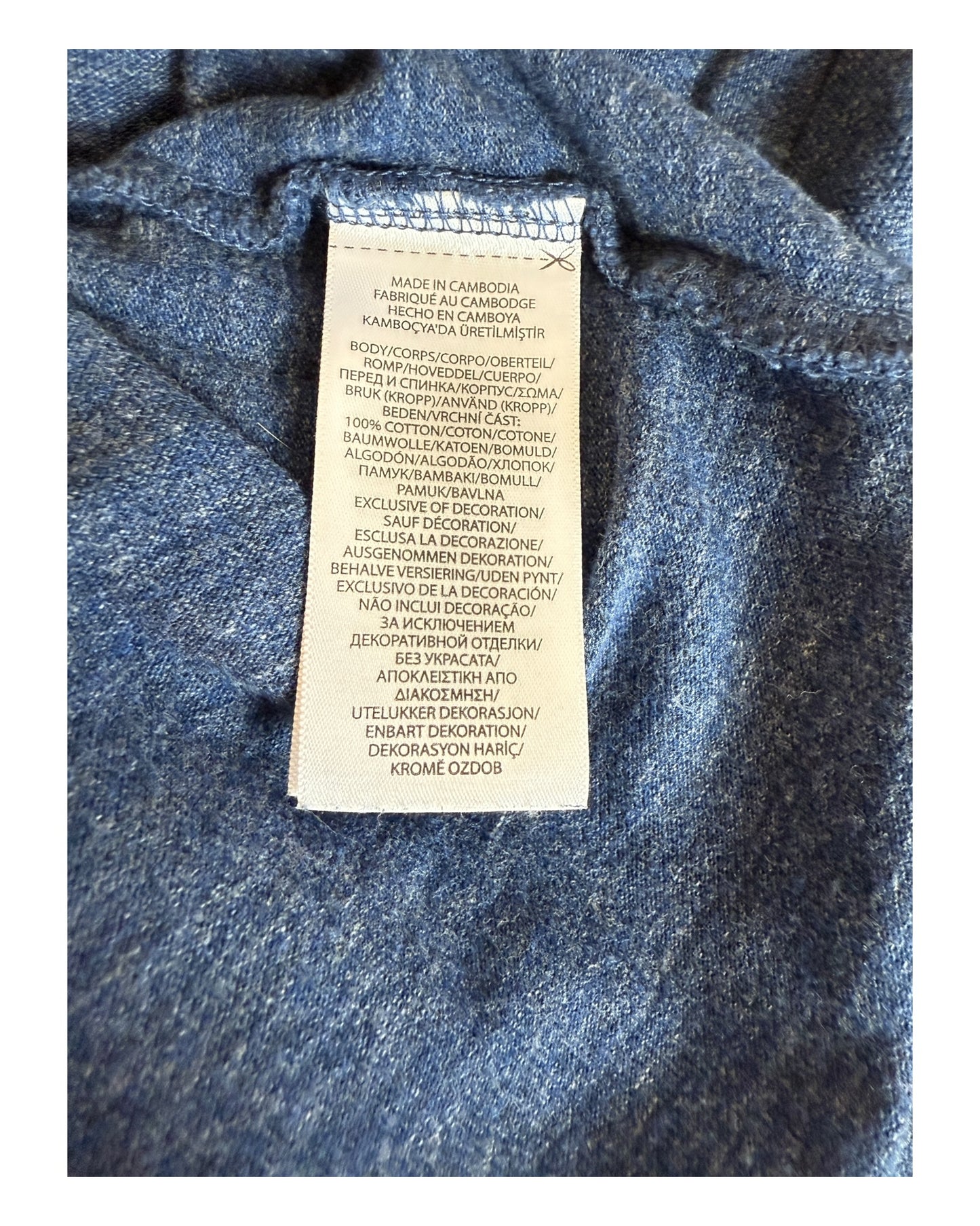 Polo Ralph Lauren Poloshirt marineblau meliert Größe M