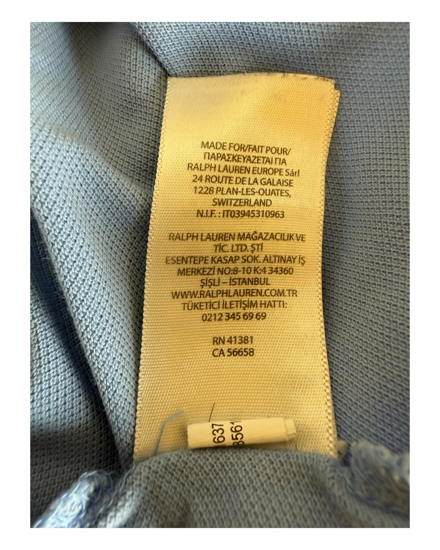 Polo Ralph Lauren Poloshirt hellblau Größe L