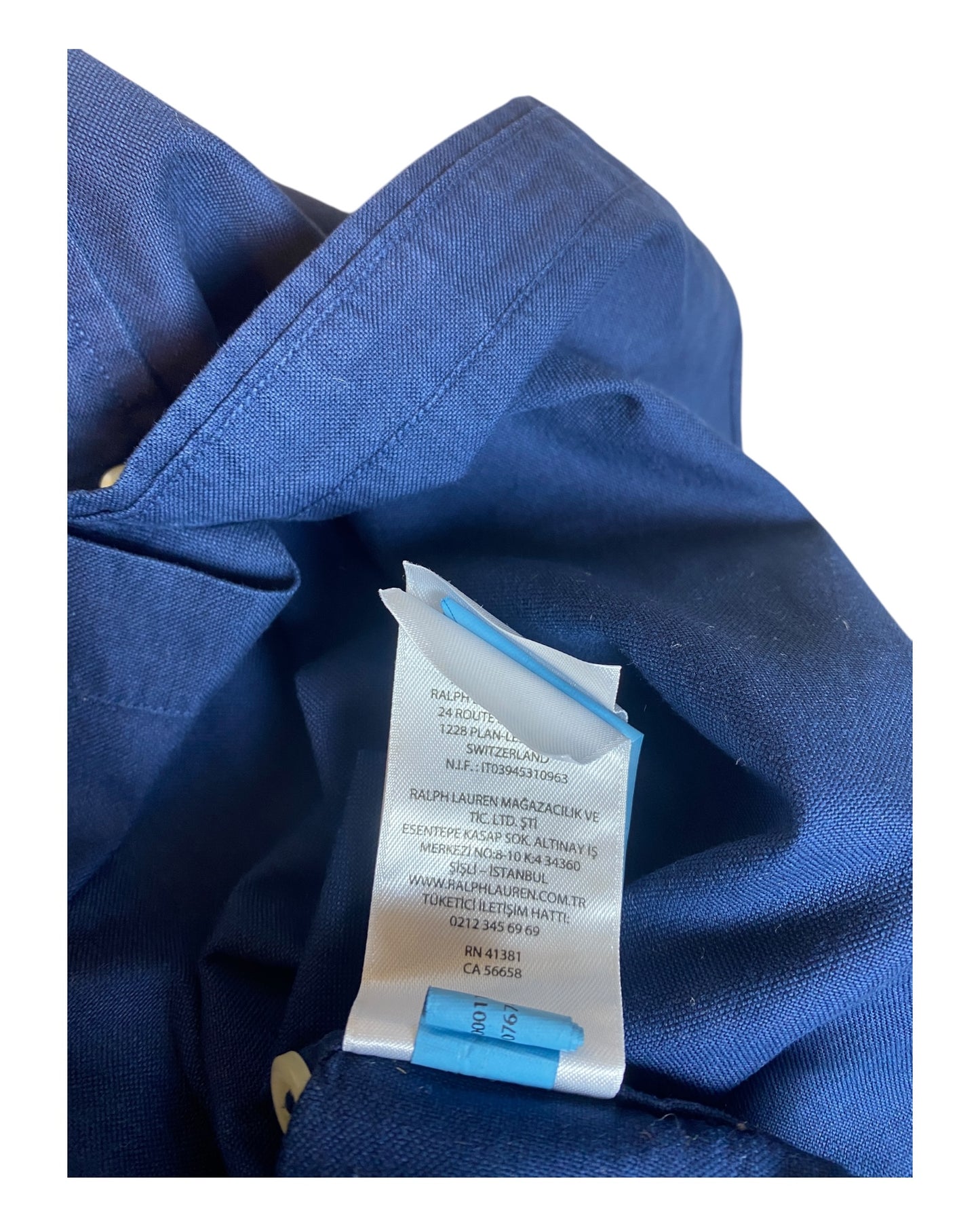 Polo Ralph Lauren Hemd marineblau Größe M