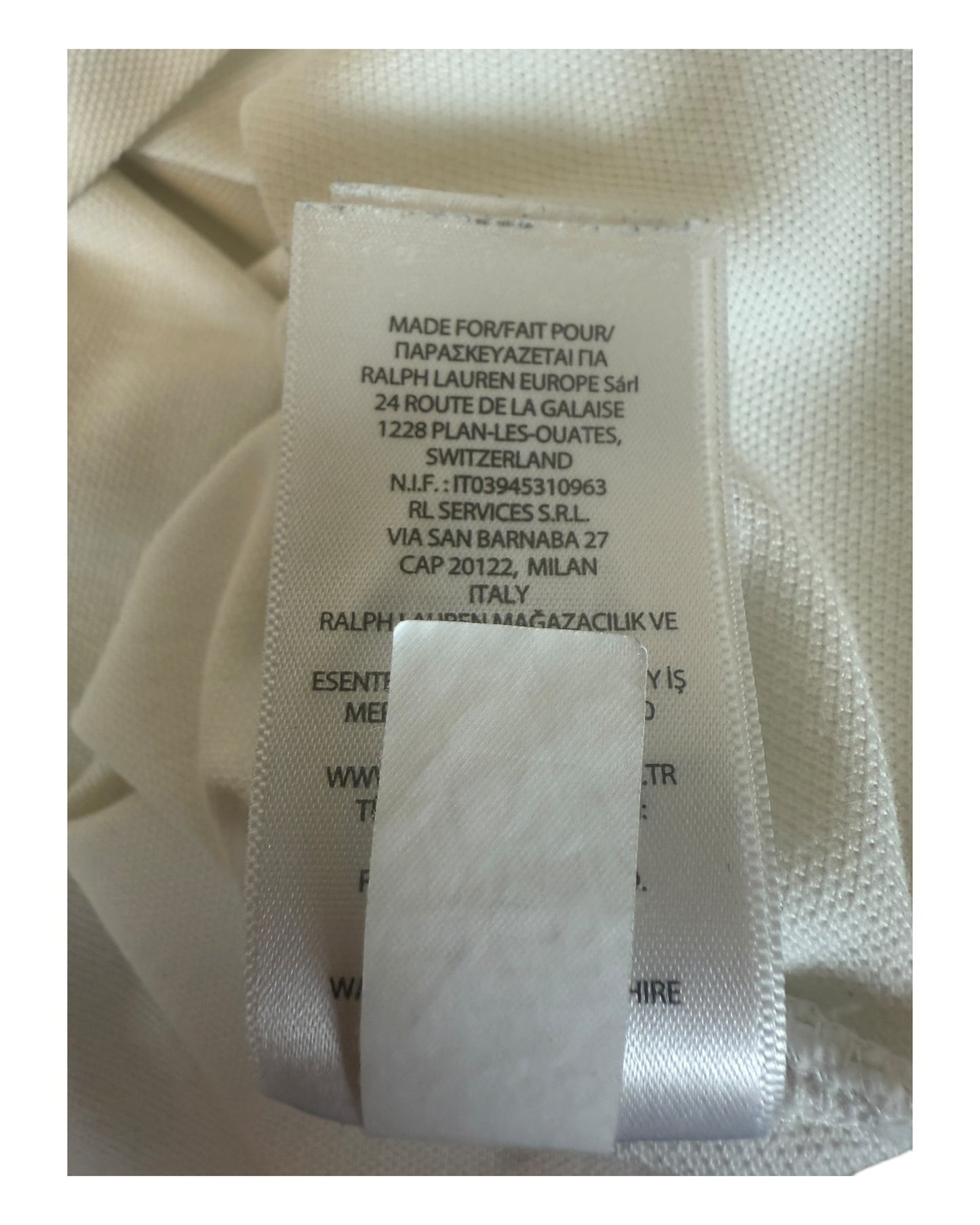 Polo Ralph Lauren Poloshirt weiß Größe L