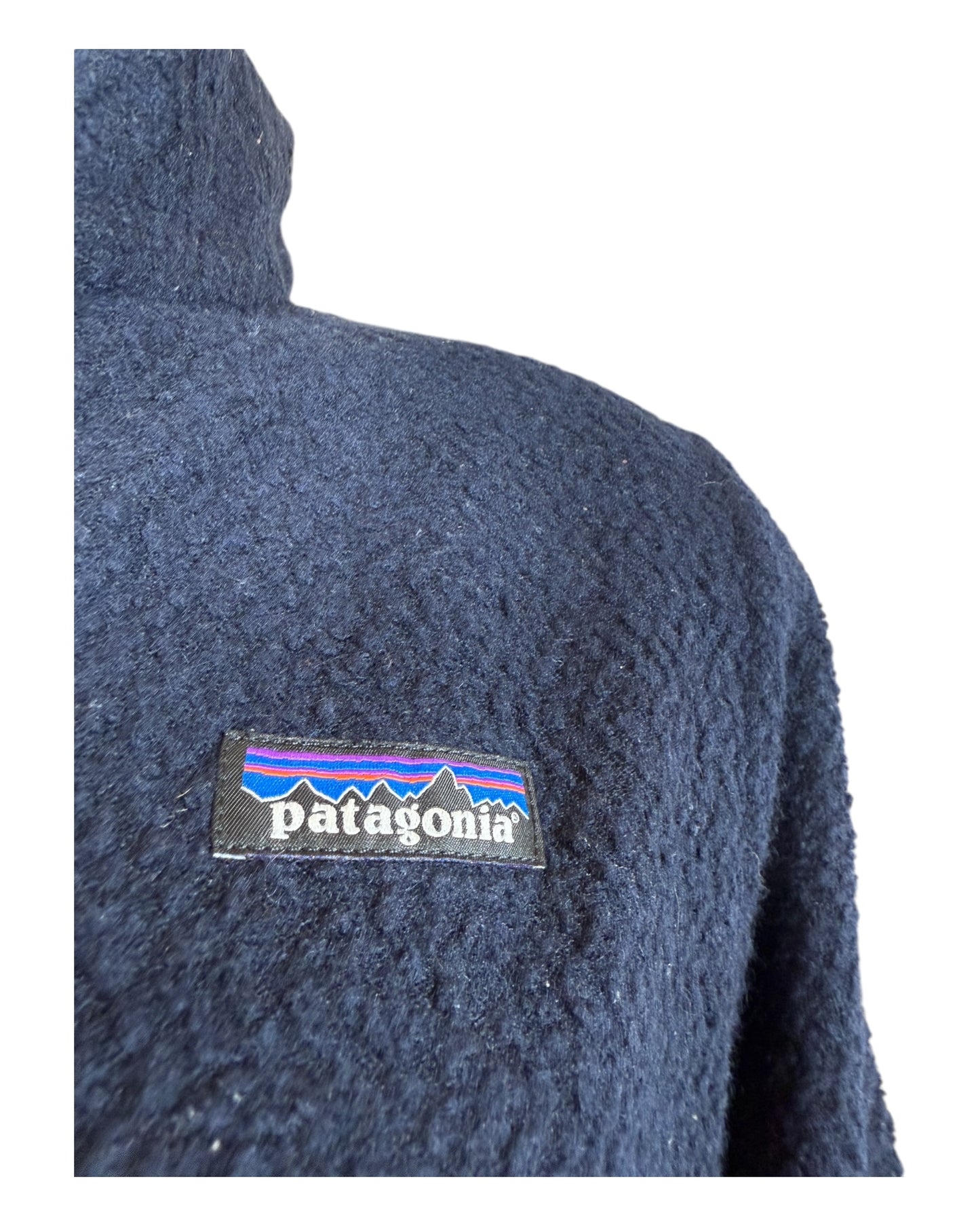 Patagonia Fleece Half Zip marineblau Größe M