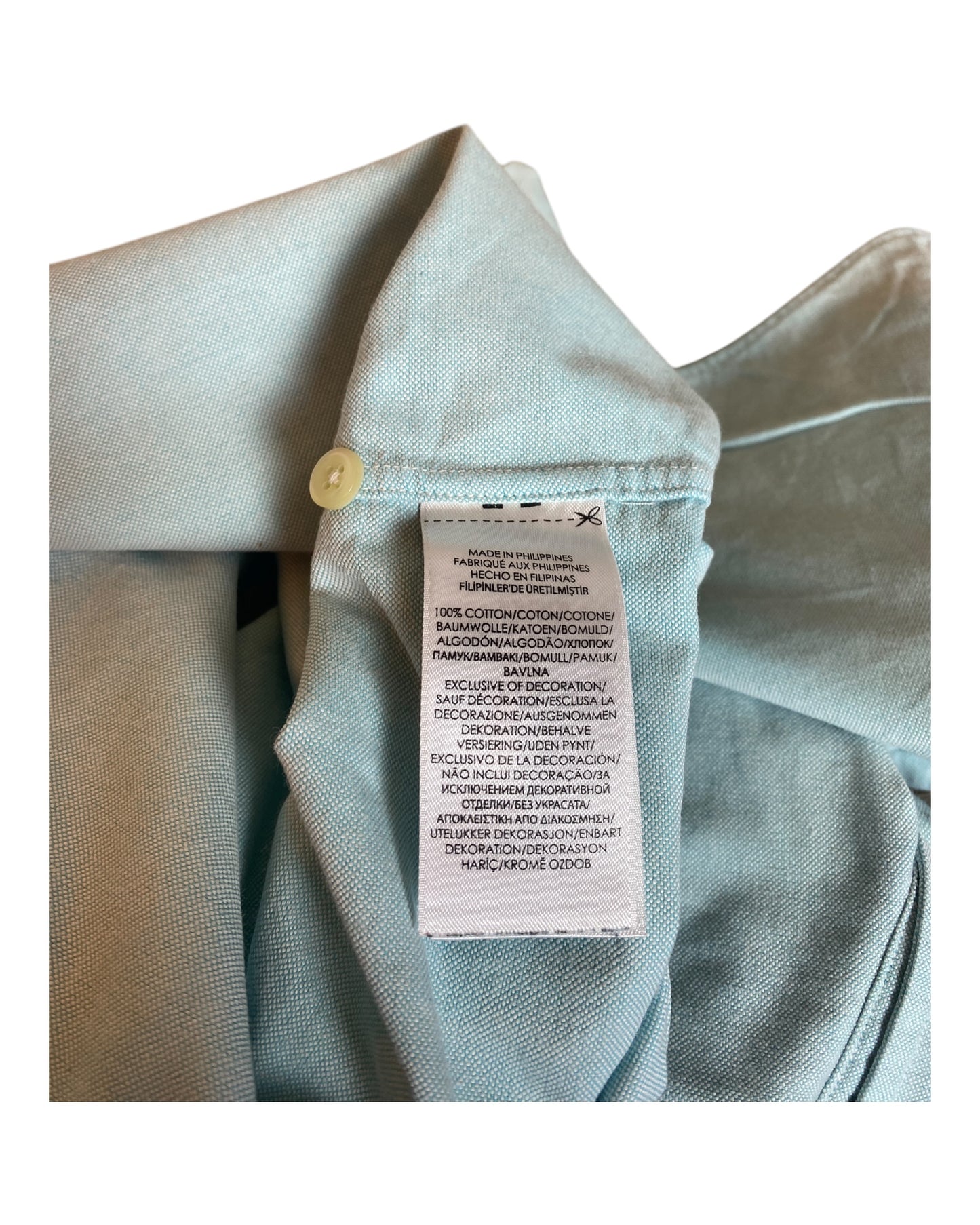 Polo Ralph Lauren Oxfordhemd türkis Größe L