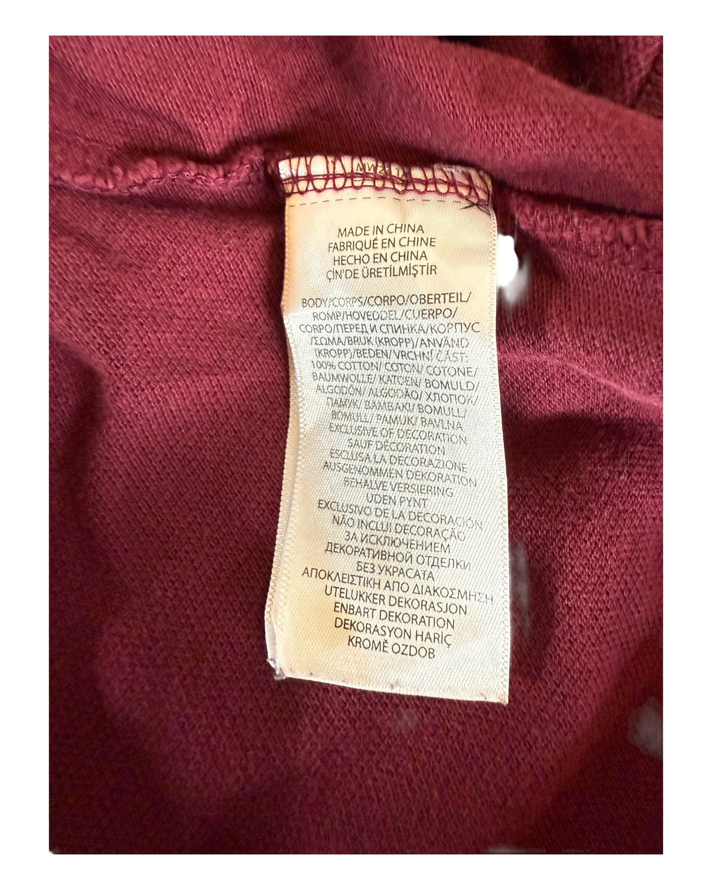 Polo Ralph Lauren Poloshirt bordeauxrot Größe L