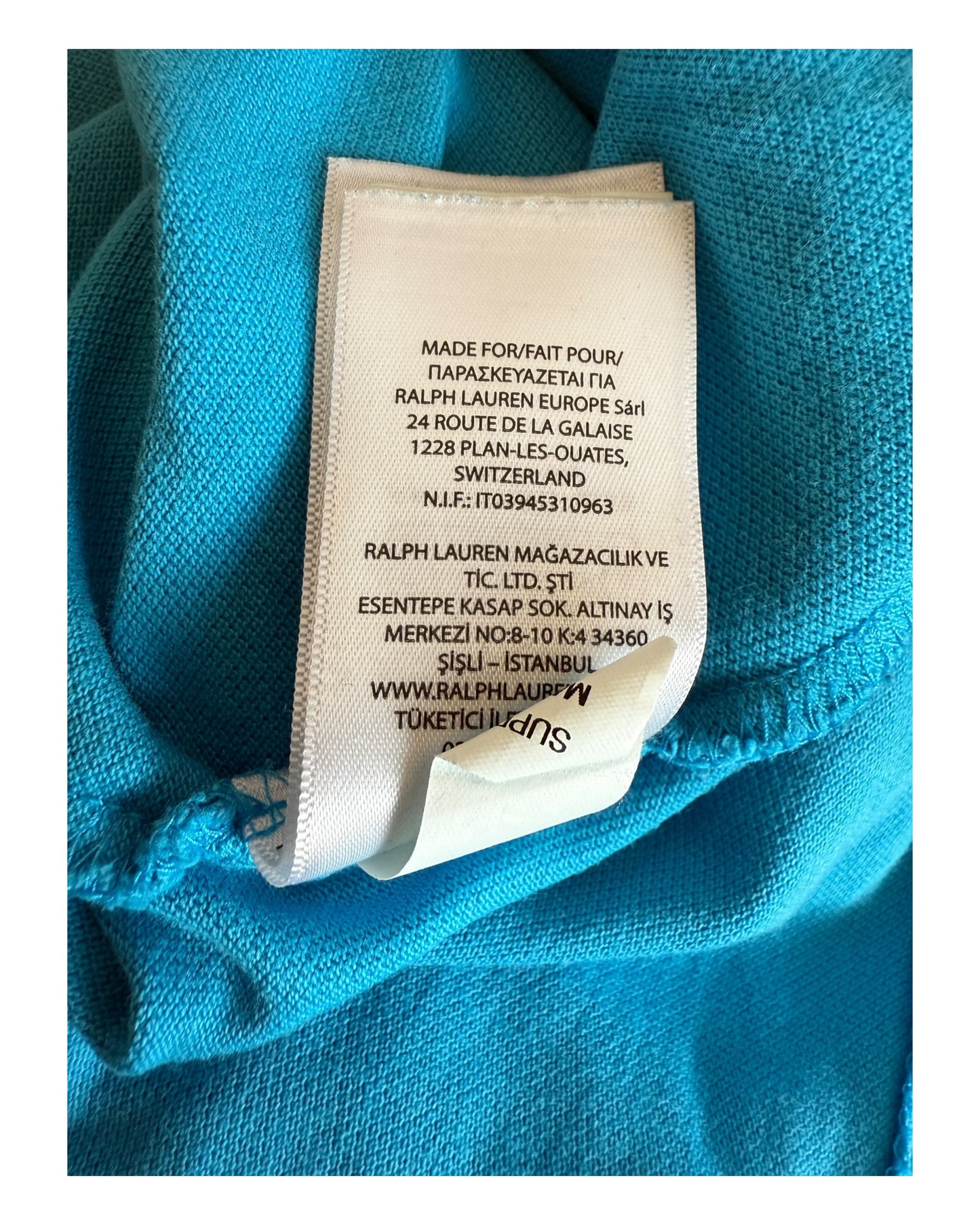 Polo Ralph Lauren Poloshirt hellblau Größe L