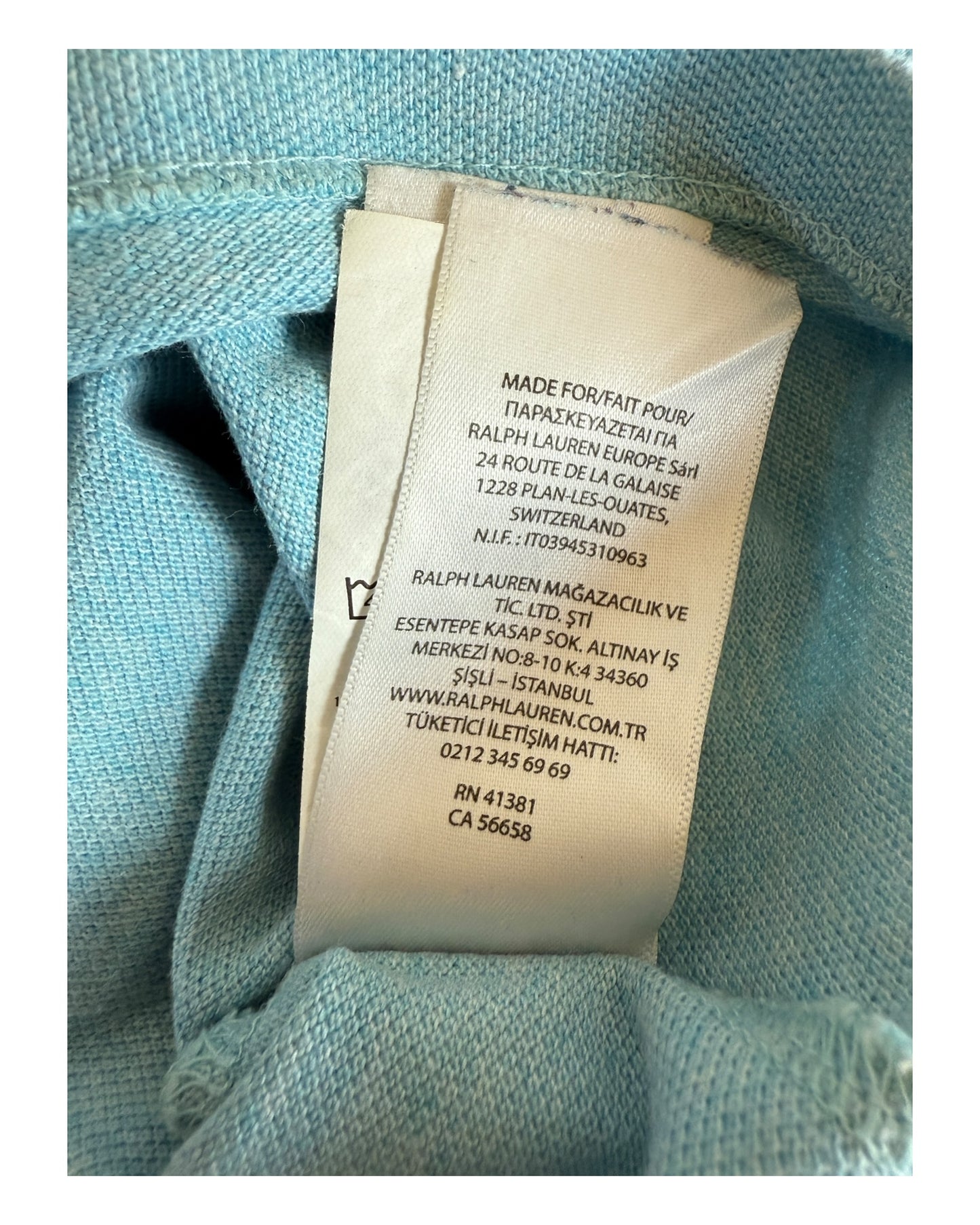 Polo Ralph Lauren Poloshirt türkis Größe L