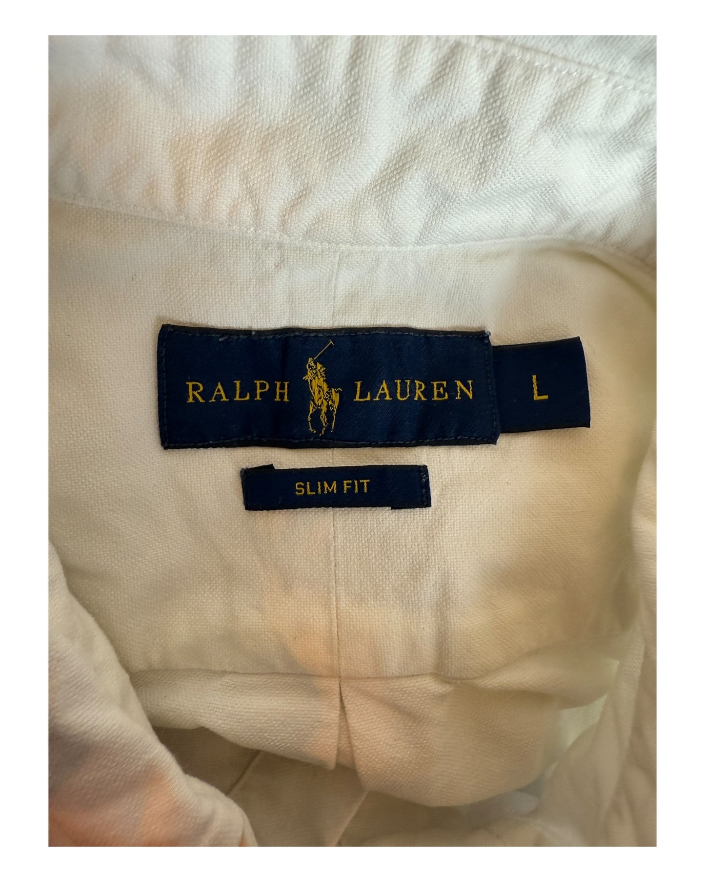 Polo Ralph Lauren Oxfordhemd weiß Größe L