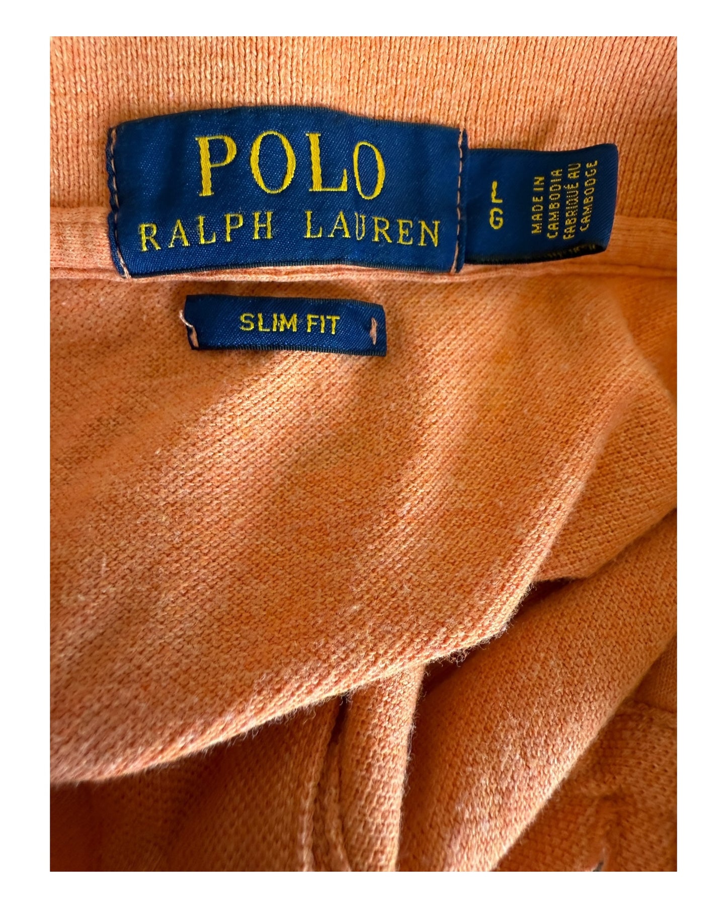 Polo Ralph Lauren Poloshirt orange Größe L