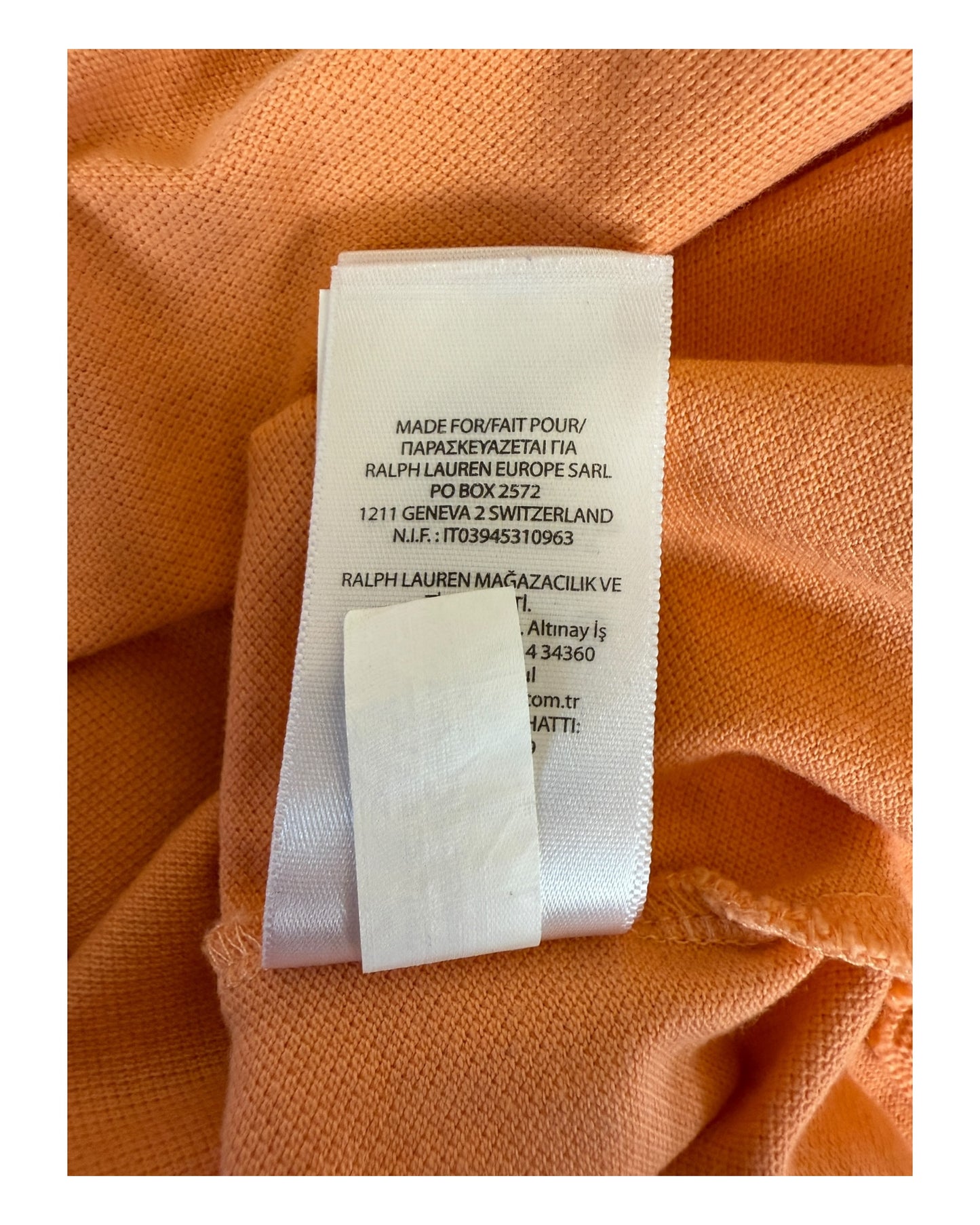 Polo Ralph Lauren Poloshirt orange Größe L