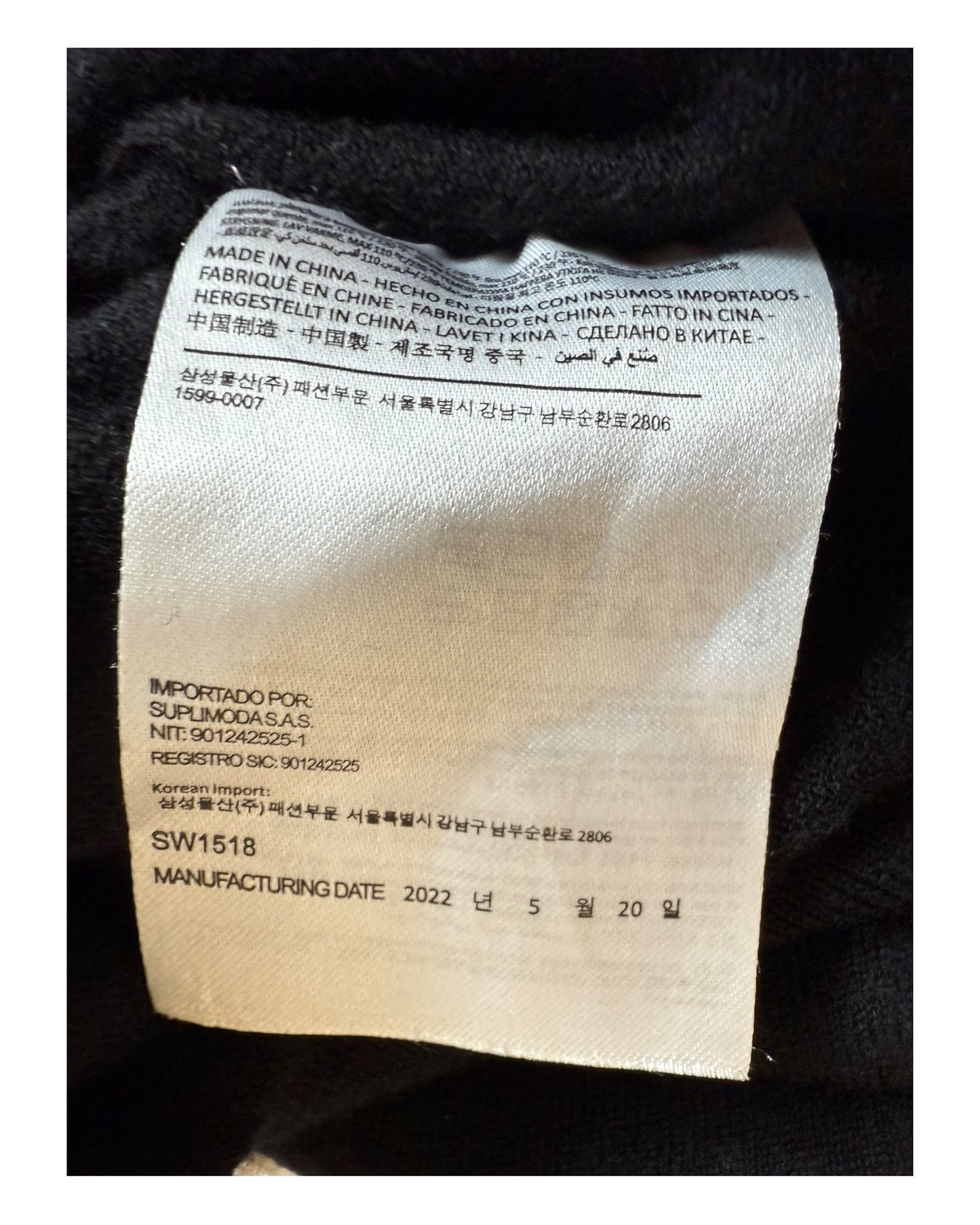 Suit Supply Pullover Merinowolle schwarz Größe M