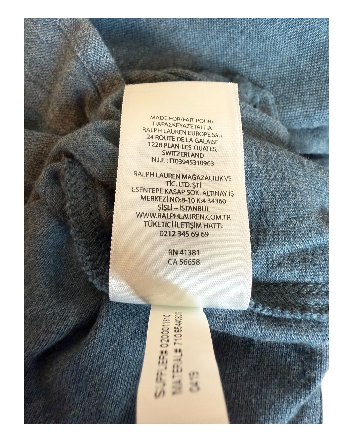Polo Ralph Lauren Hemd blau Größe L