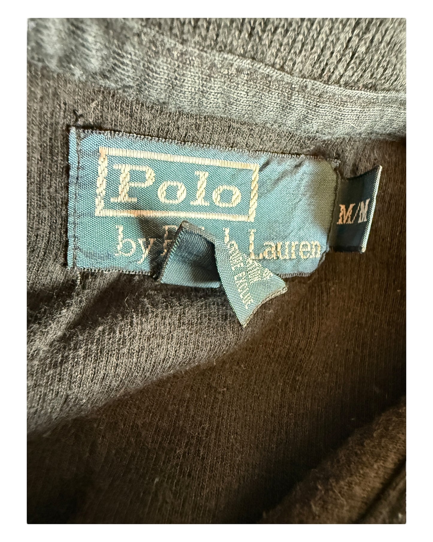 Polo Ralph Lauren Half Zip Pullover schwarz Größe M