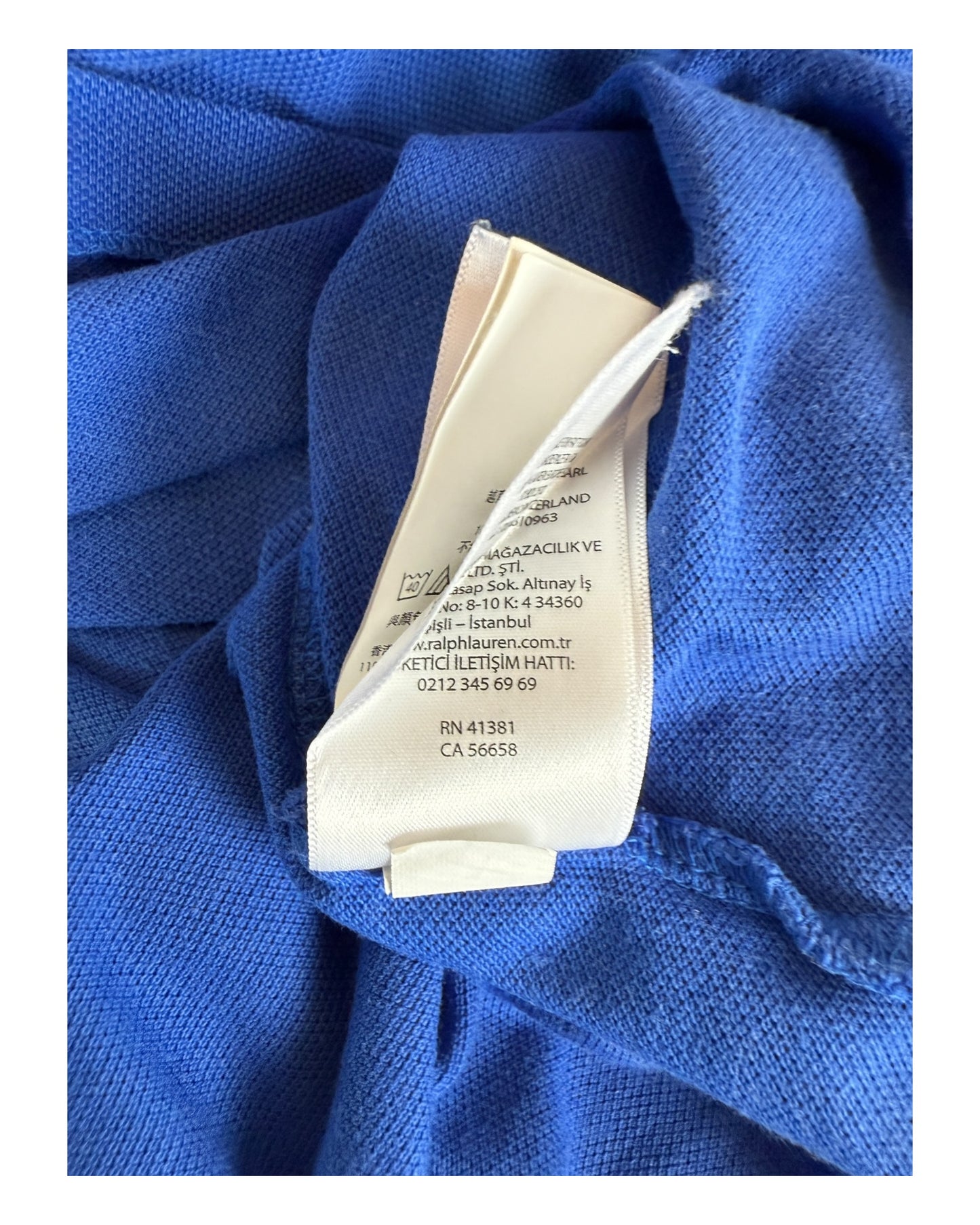 Polo Ralph Lauren Poloshirt blau Größe L