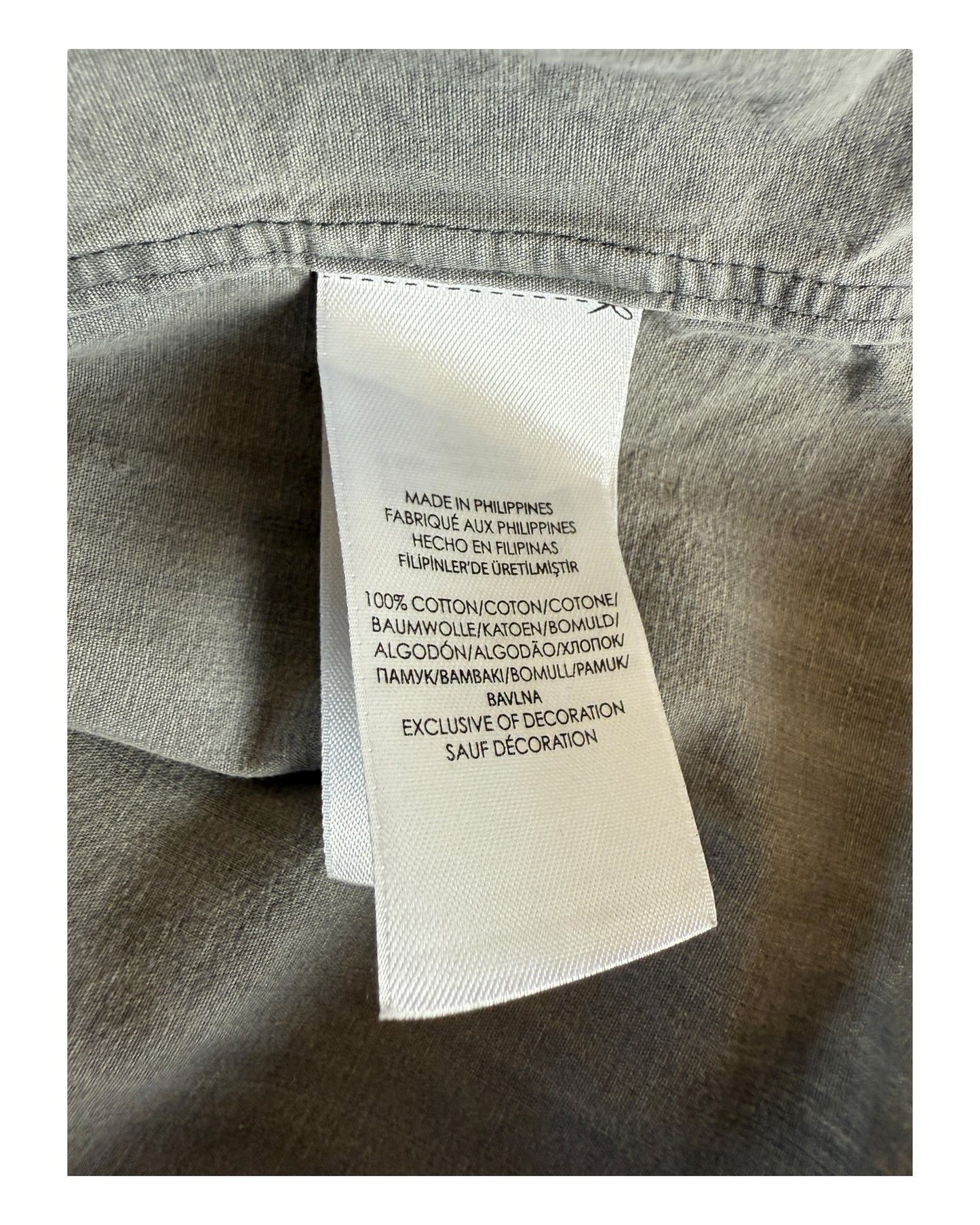 Polo Ralph Lauren Hemd grau Größe M