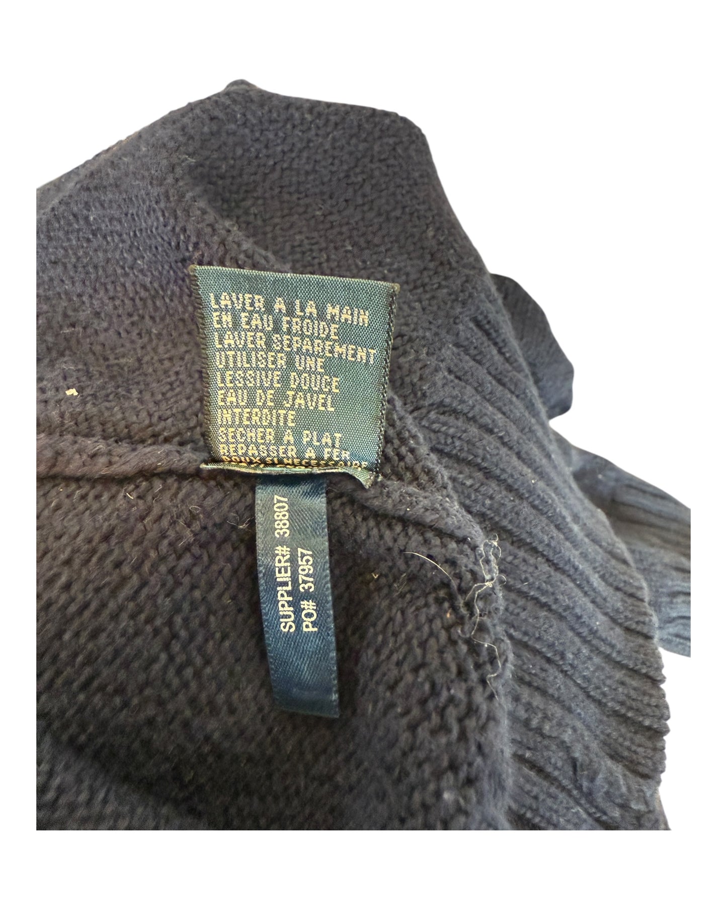 Polo by Ralph Lauren Half Zip Pullover marineblau Größe L