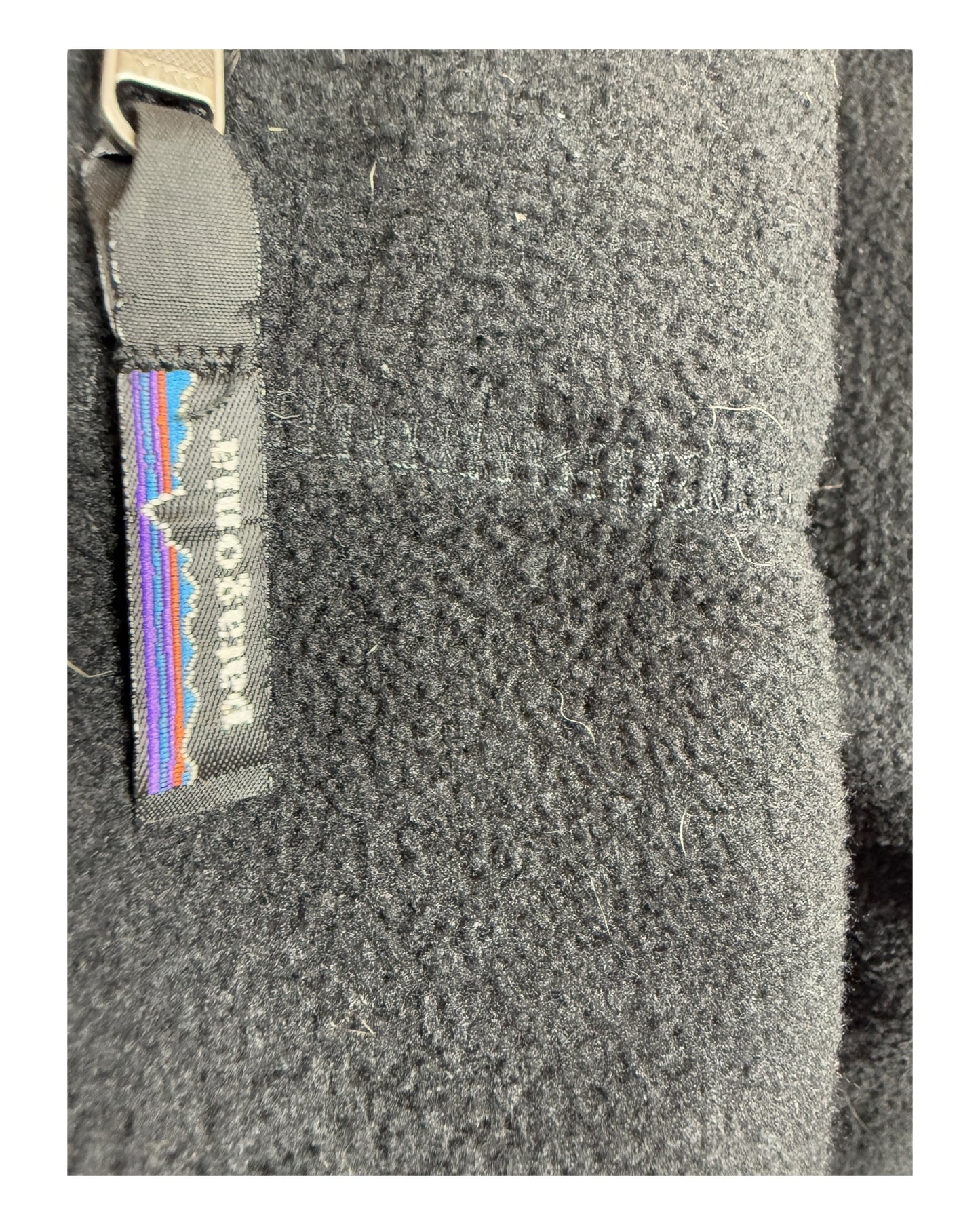 Patagonia Fleece Jacke schwarz Größe L