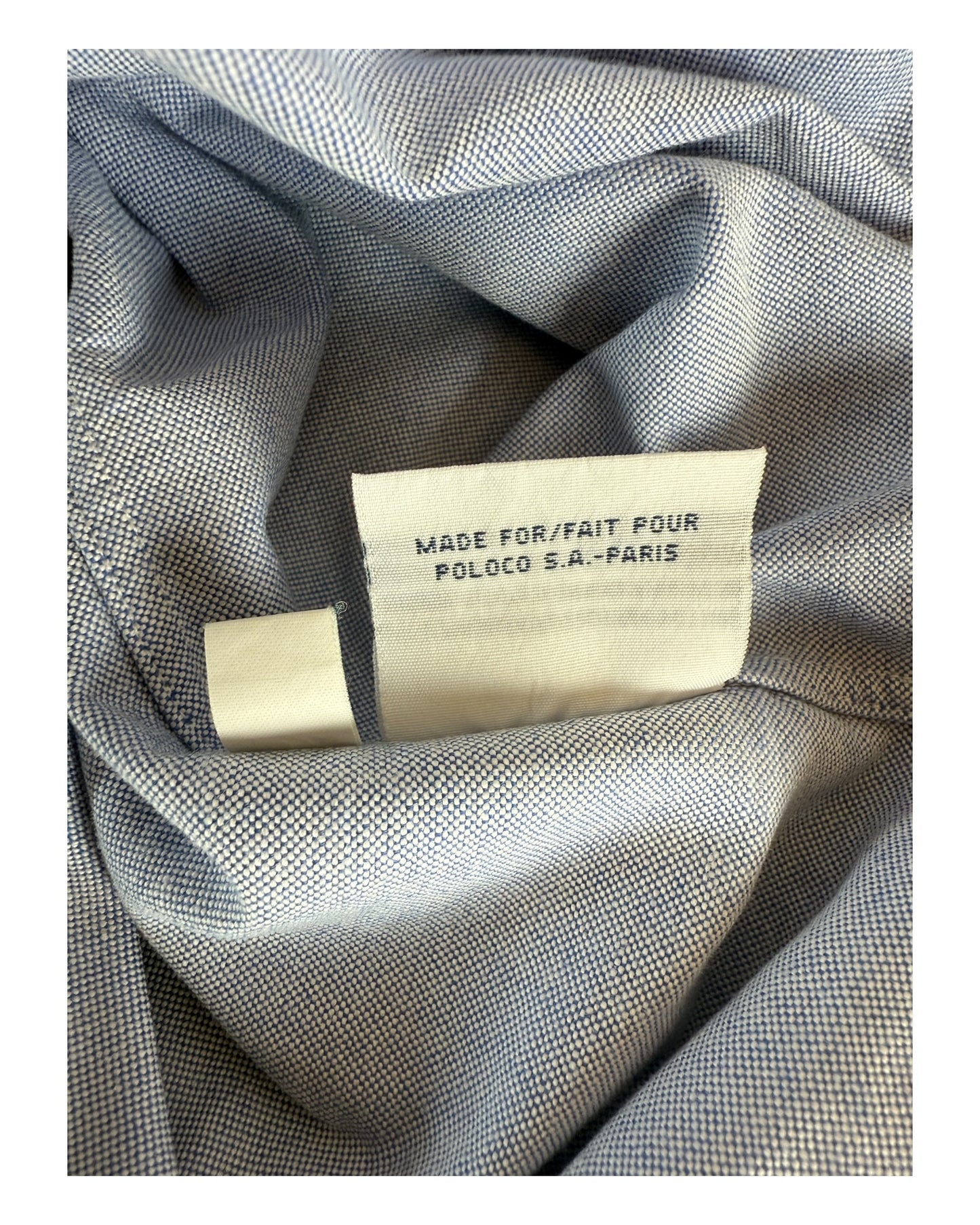 Polo Ralph Lauren kurzarm Oxfordhemd hellblau Größe L