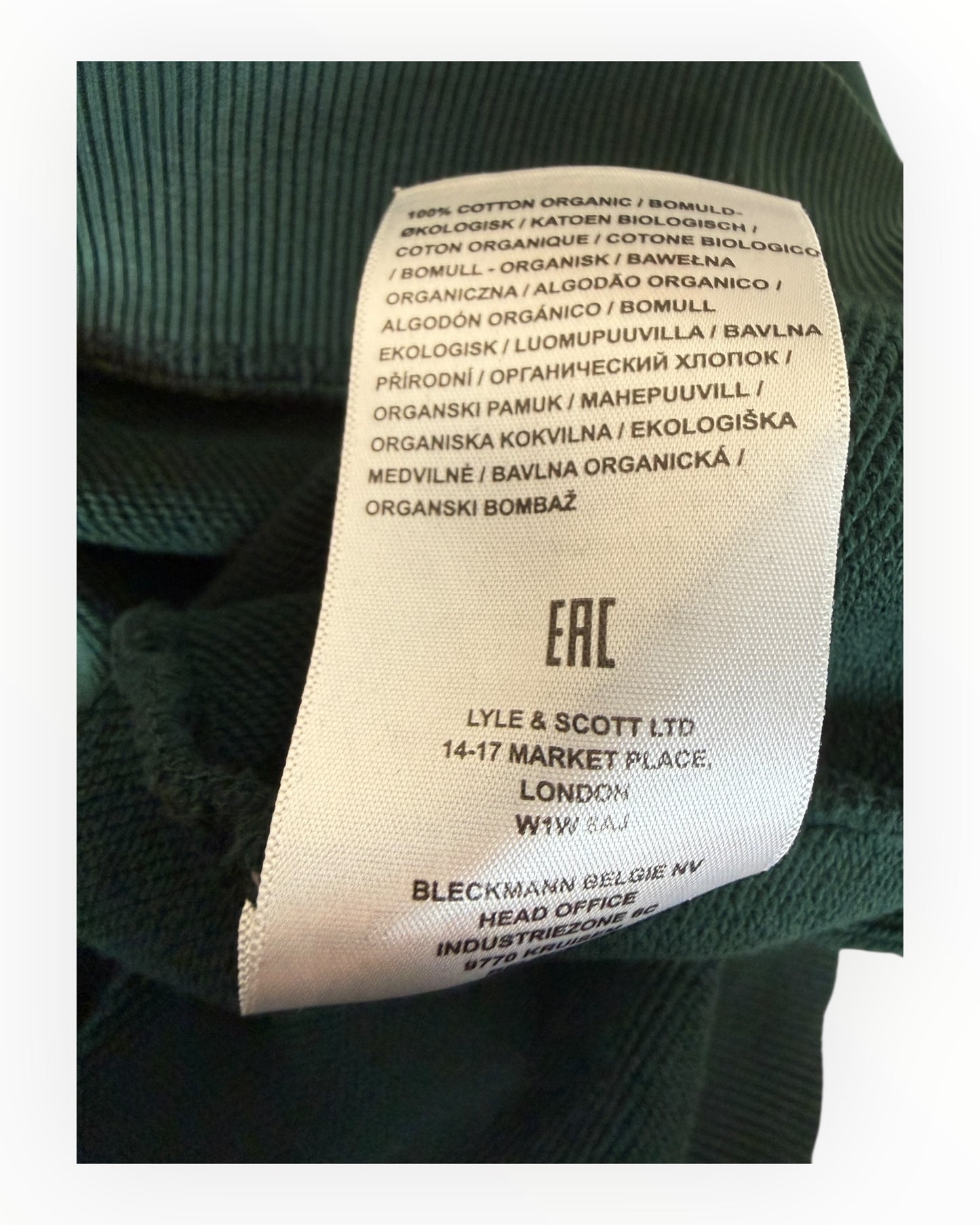 Lyle and Scott Pullover gruen Größe M