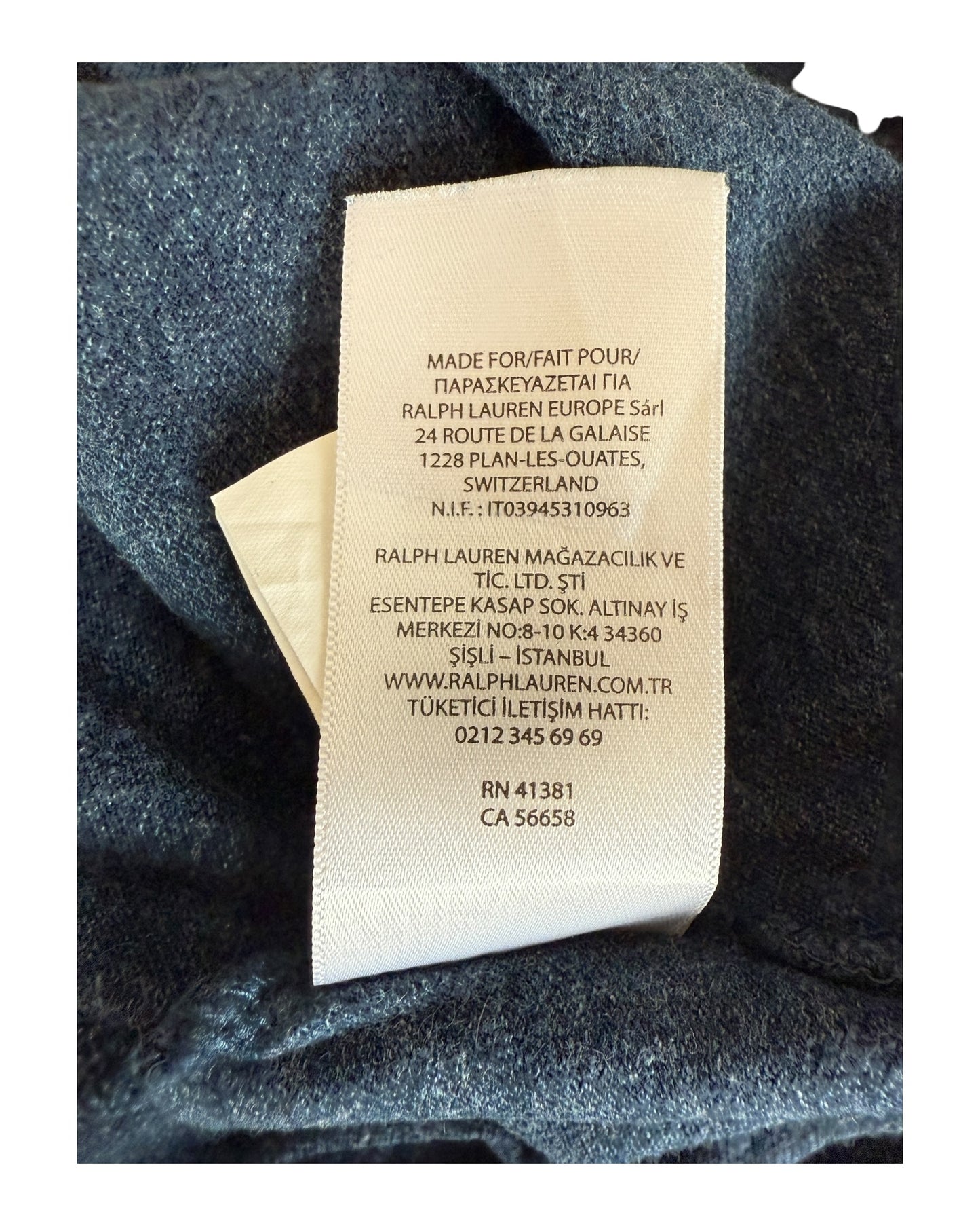 Polo Ralph Lauren Poloshirt blau Größe M