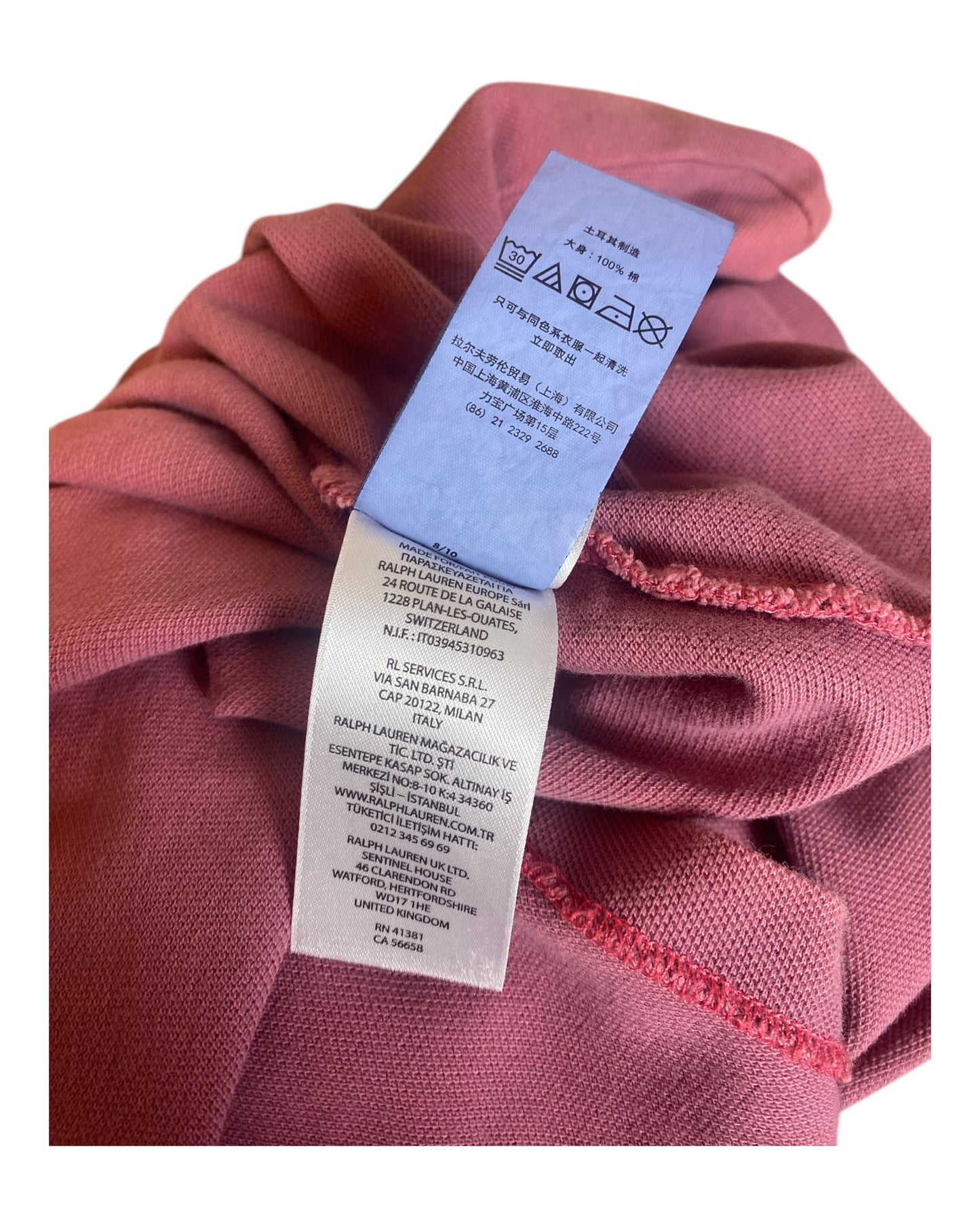 Polo Ralph Lauren Poloshirt rot Größe L