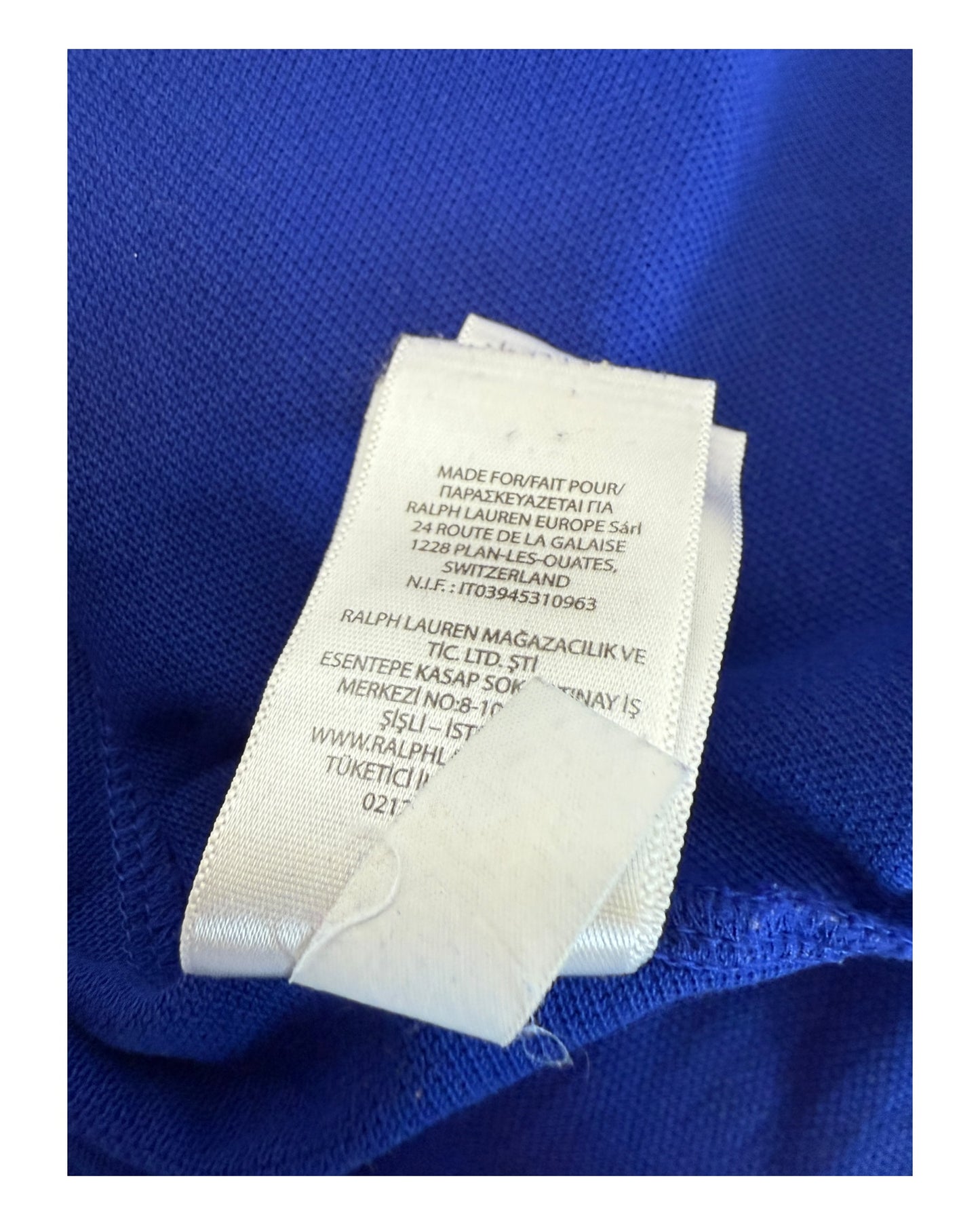 Polo Ralph Lauren Poloshirt royalblau Größe M