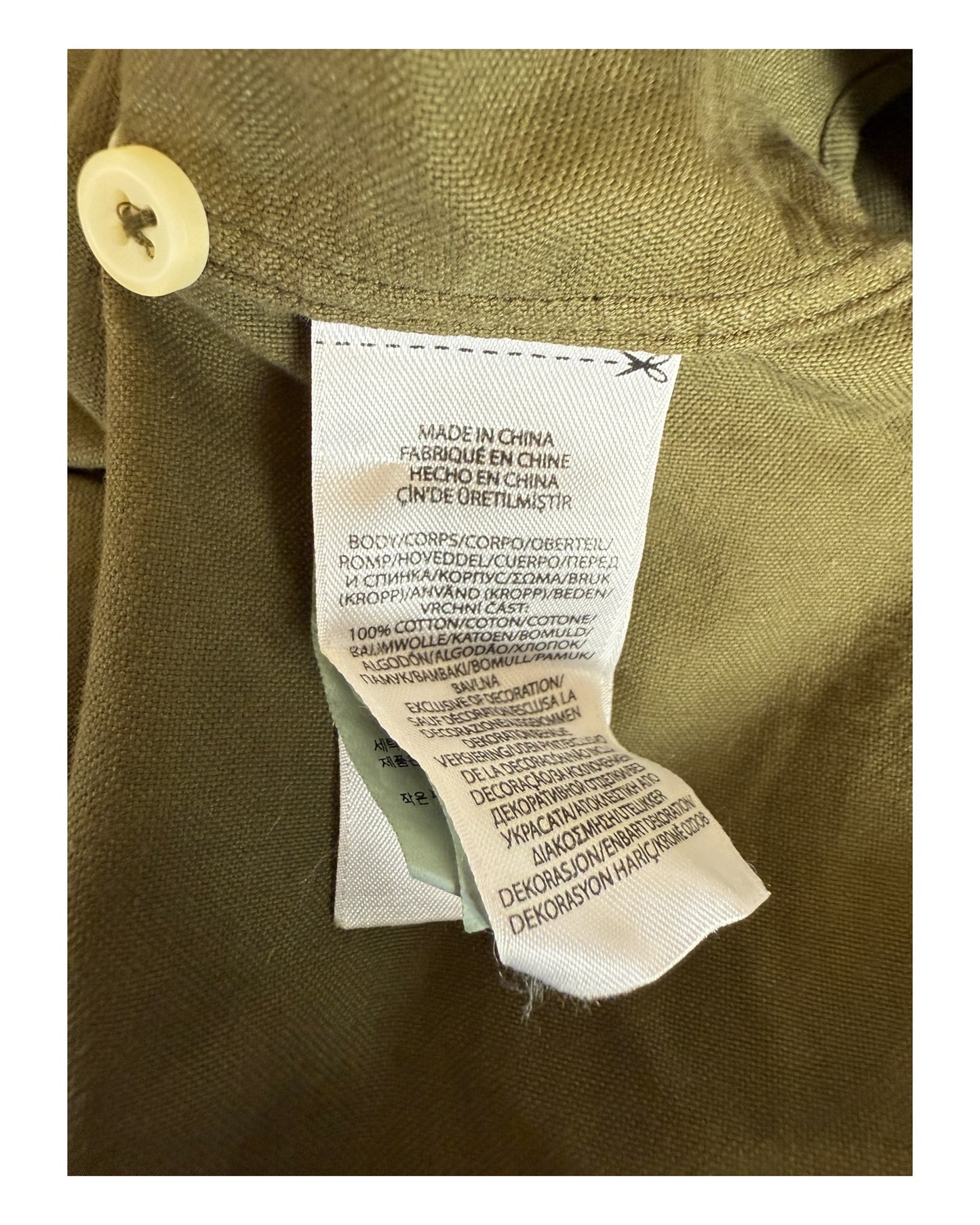 Polo Ralph Lauren Oxfordhemd khaki Größe L