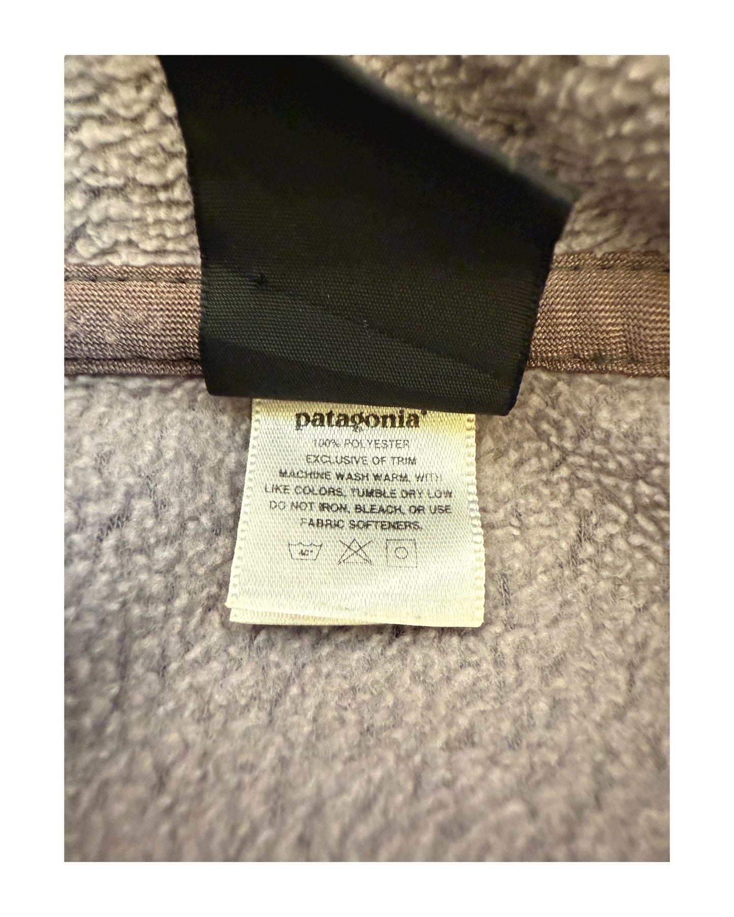 Patagonia Fleece Half Zip Pullover Lila Größe M