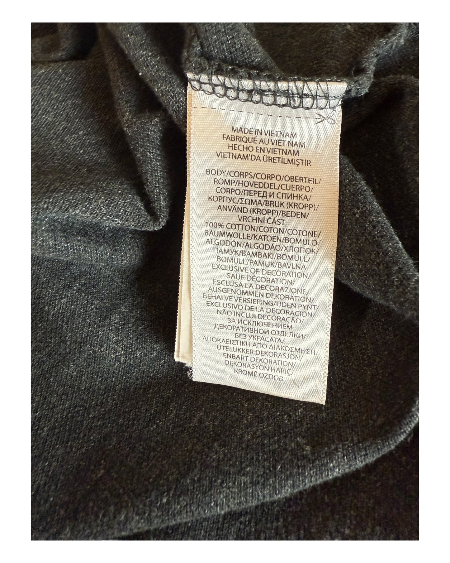 Polo Ralph Lauren Poloshirt schwarz meliert Größe M