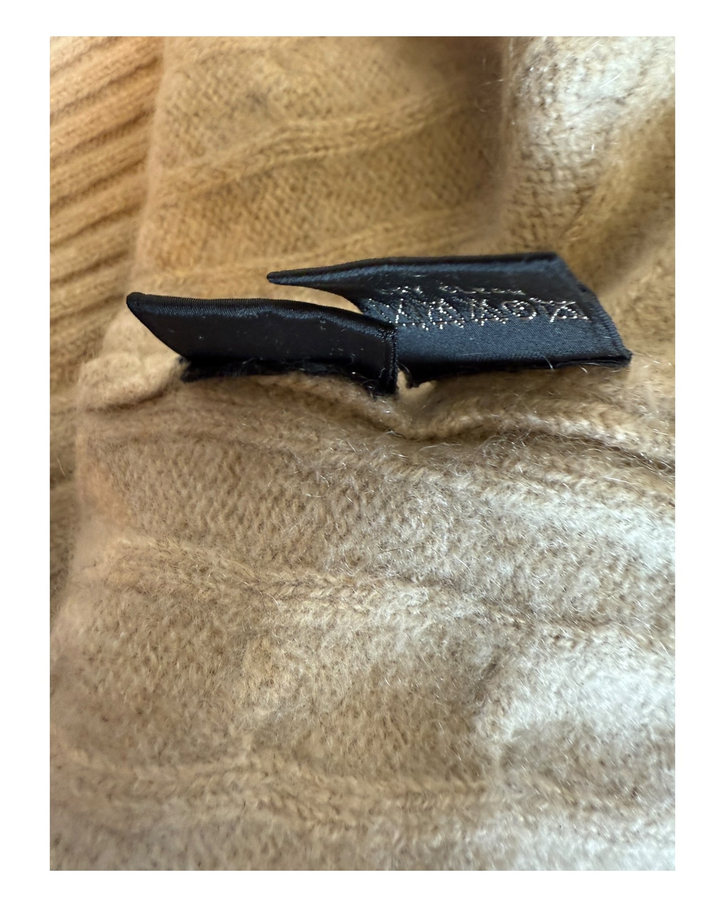 Polo Ralph Lauren Zopfmuster Pullover beige Größe S