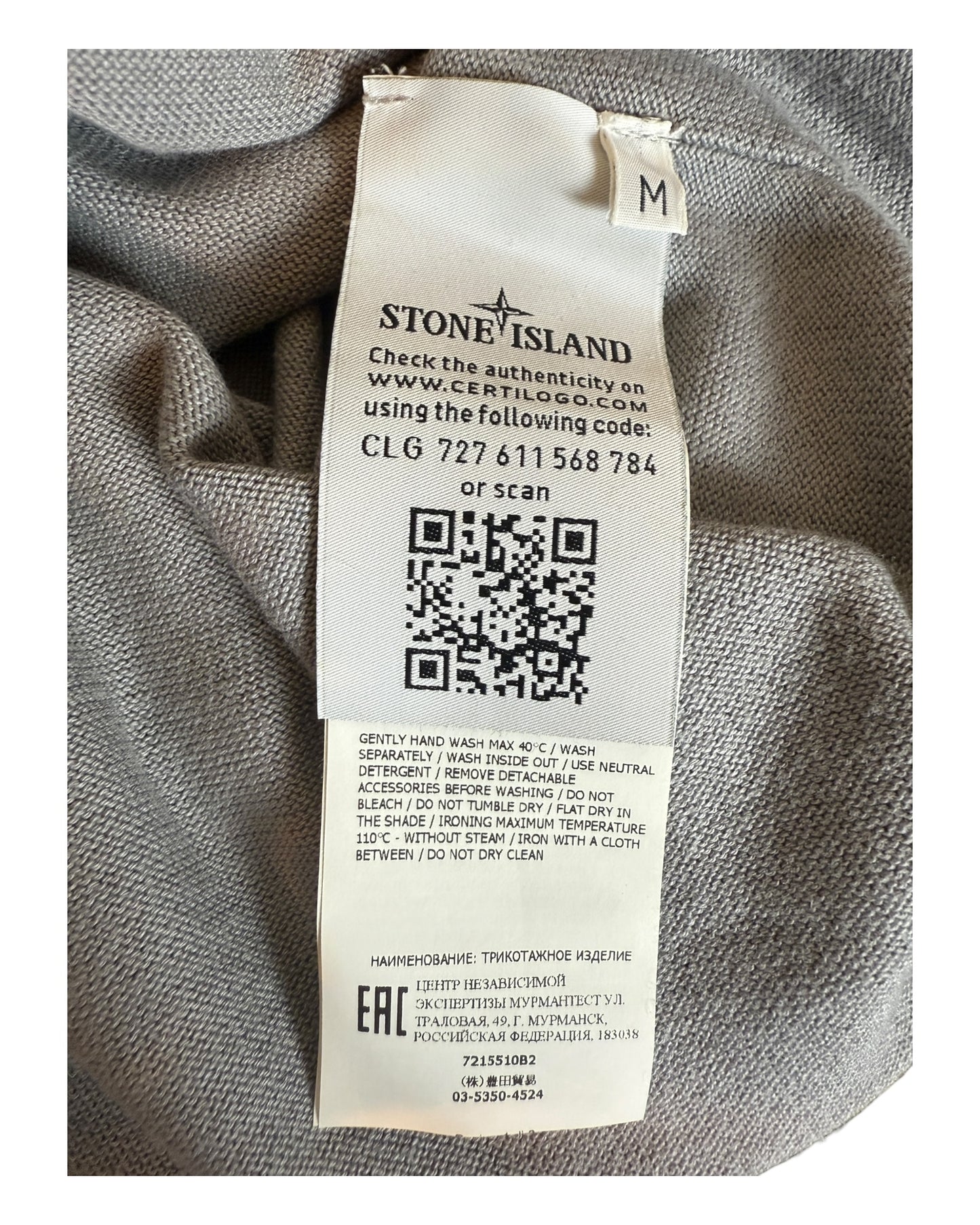 Stone Island Pullover taupe Größe M