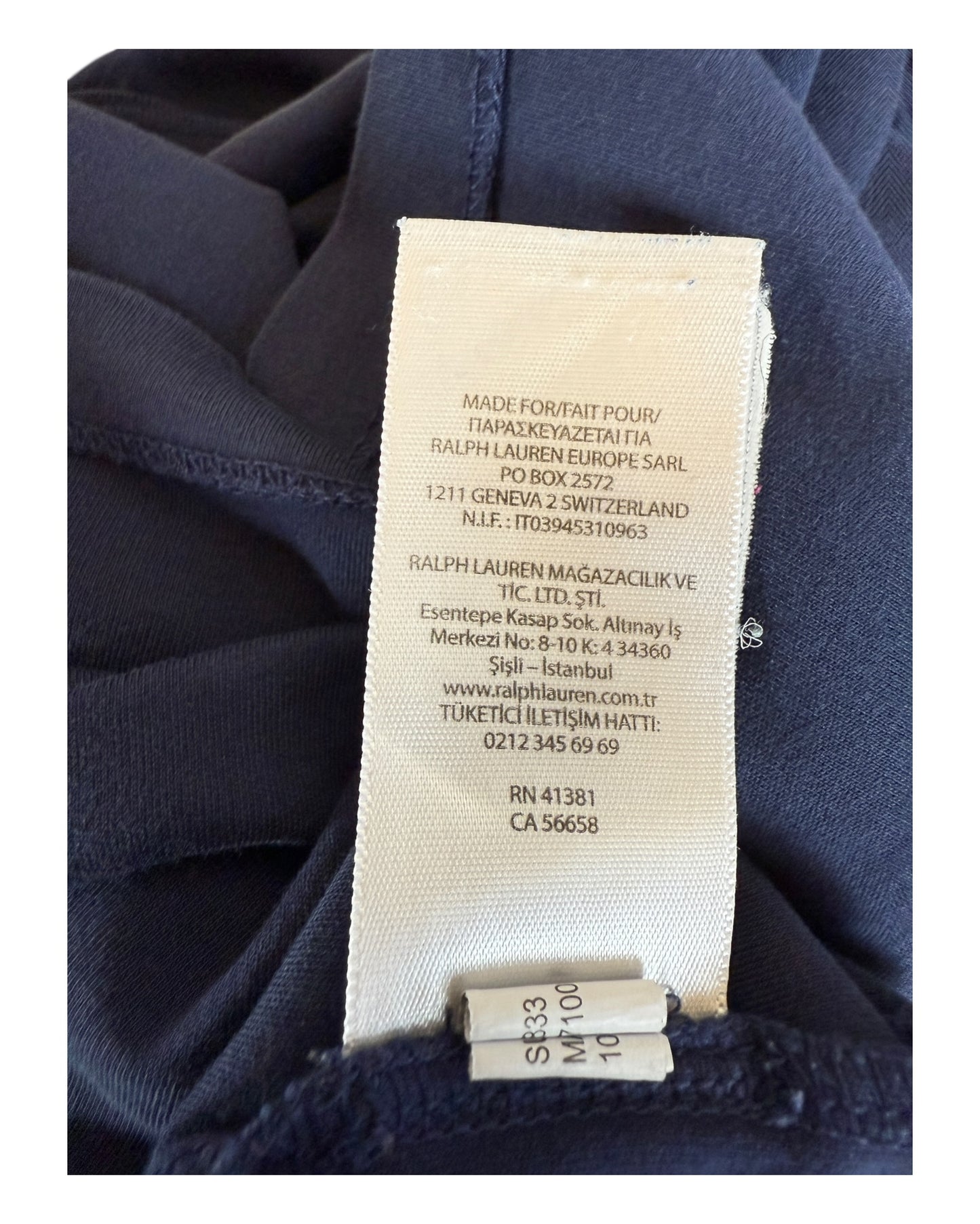 Polo Ralph Lauren Poloshirt marineblau Größe M