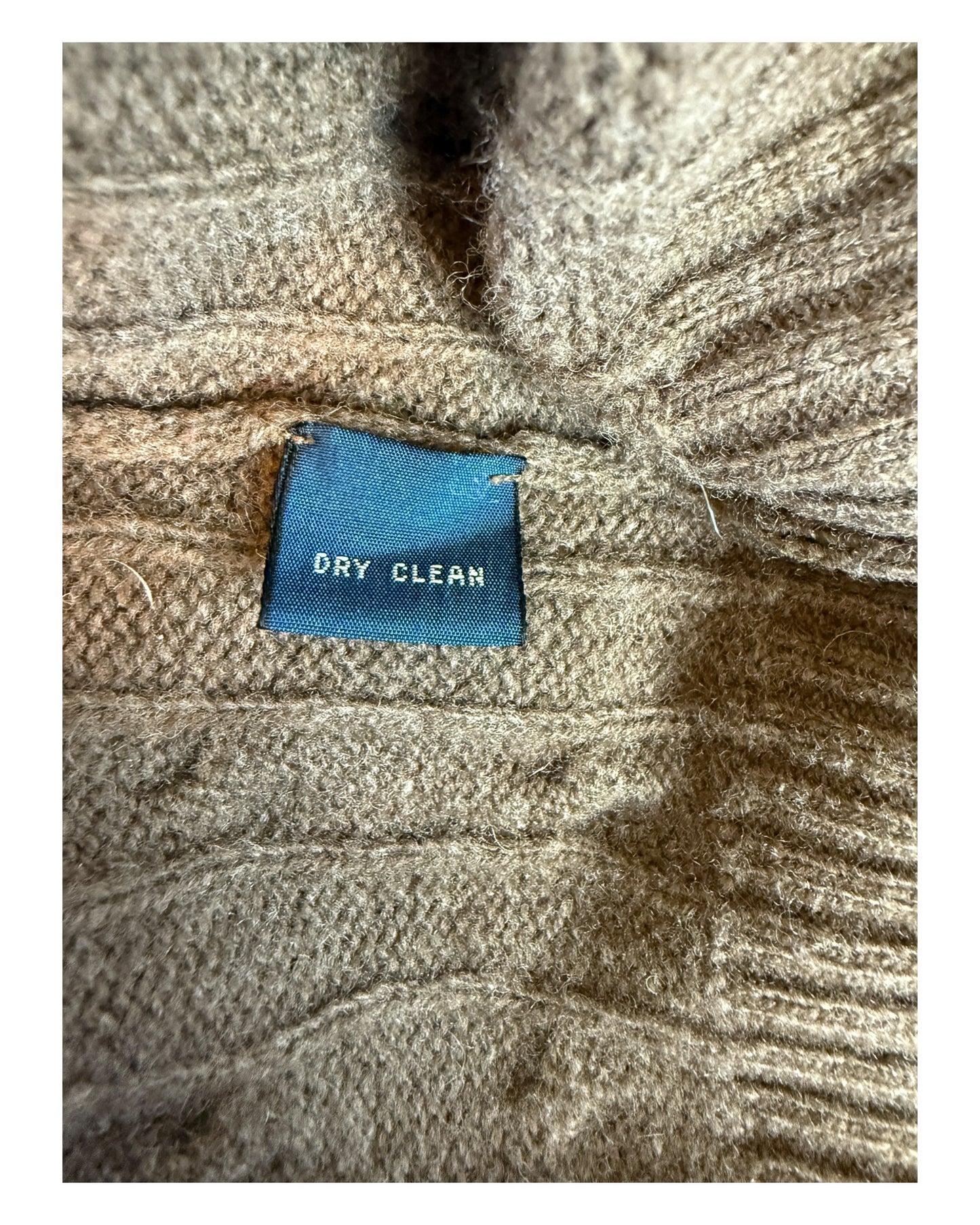 Polo by Ralph Lauren Zopfmuster Pullover braun Größe L