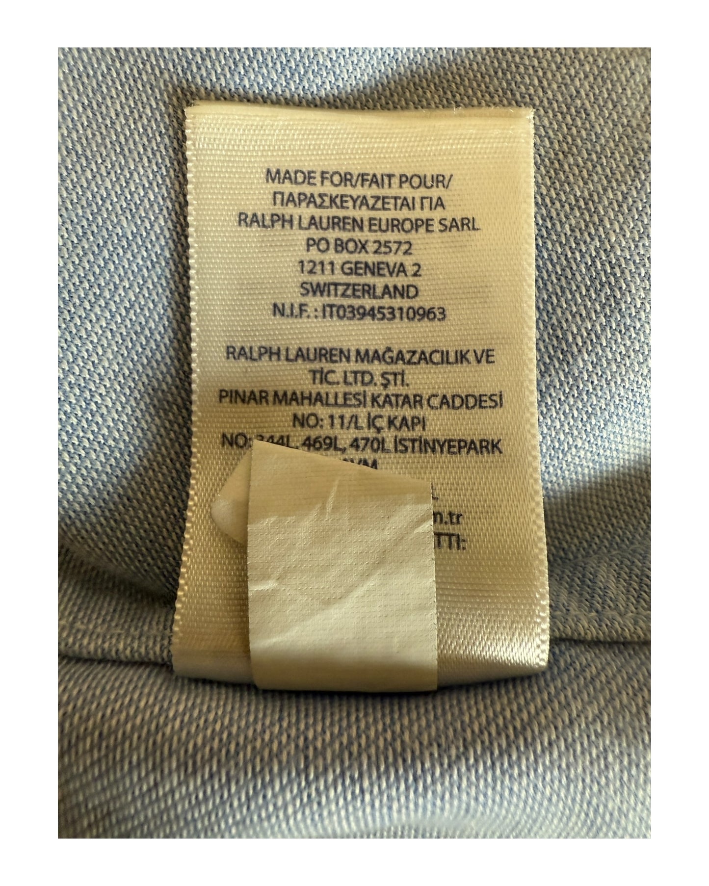 Polo Ralph Lauren Knit Oxfordhemd hellblau Größe M