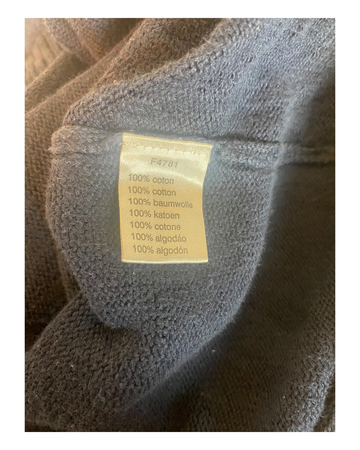 Lacoste Strickjacke marineblau Größe L