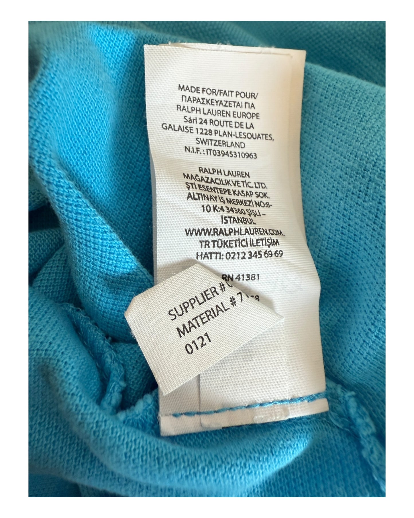 Polo Ralph Lauren Poloshirt hellblau Größe L